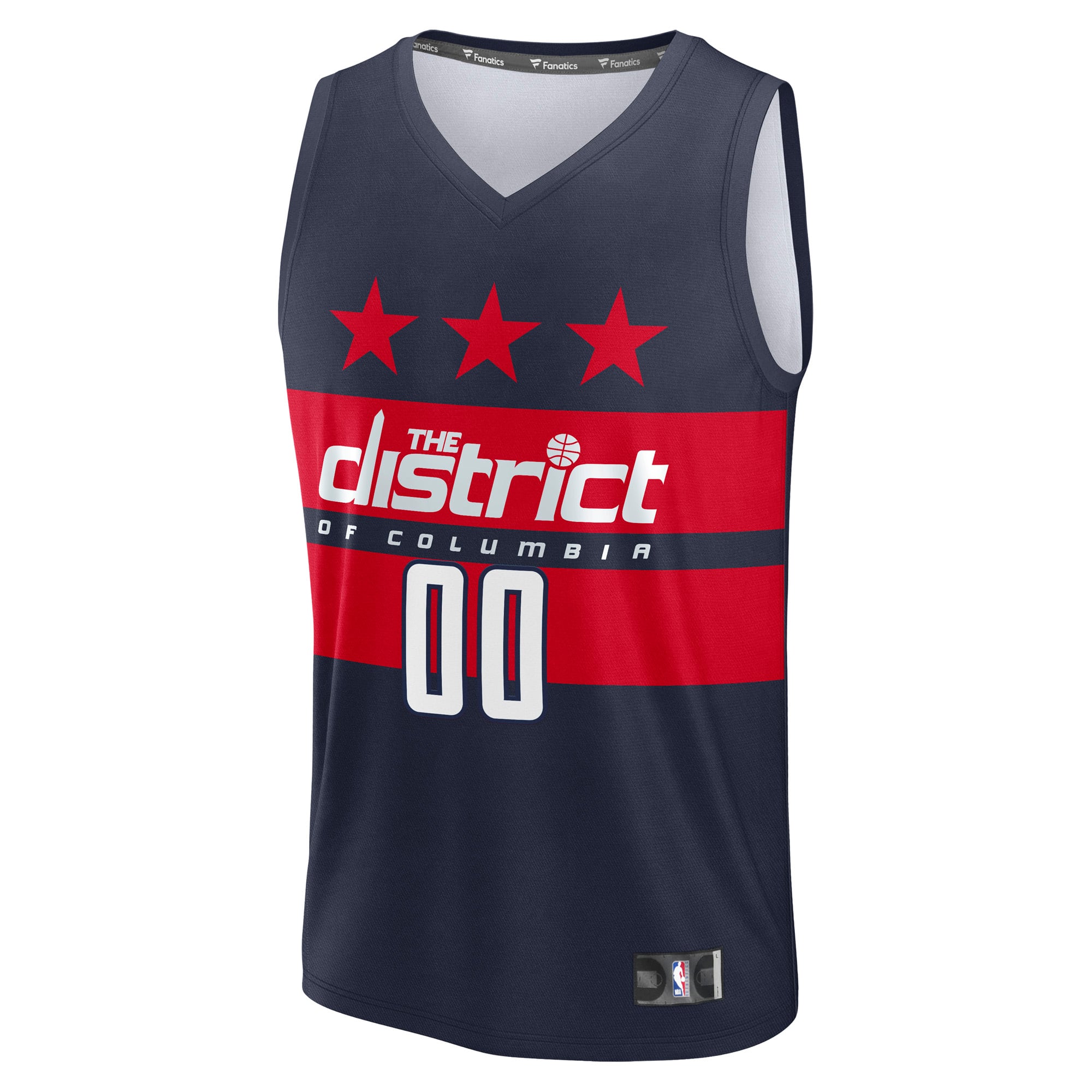 Washington Wizards Fast Break Custom Jersey - Statement Edition - Navy - Image 3