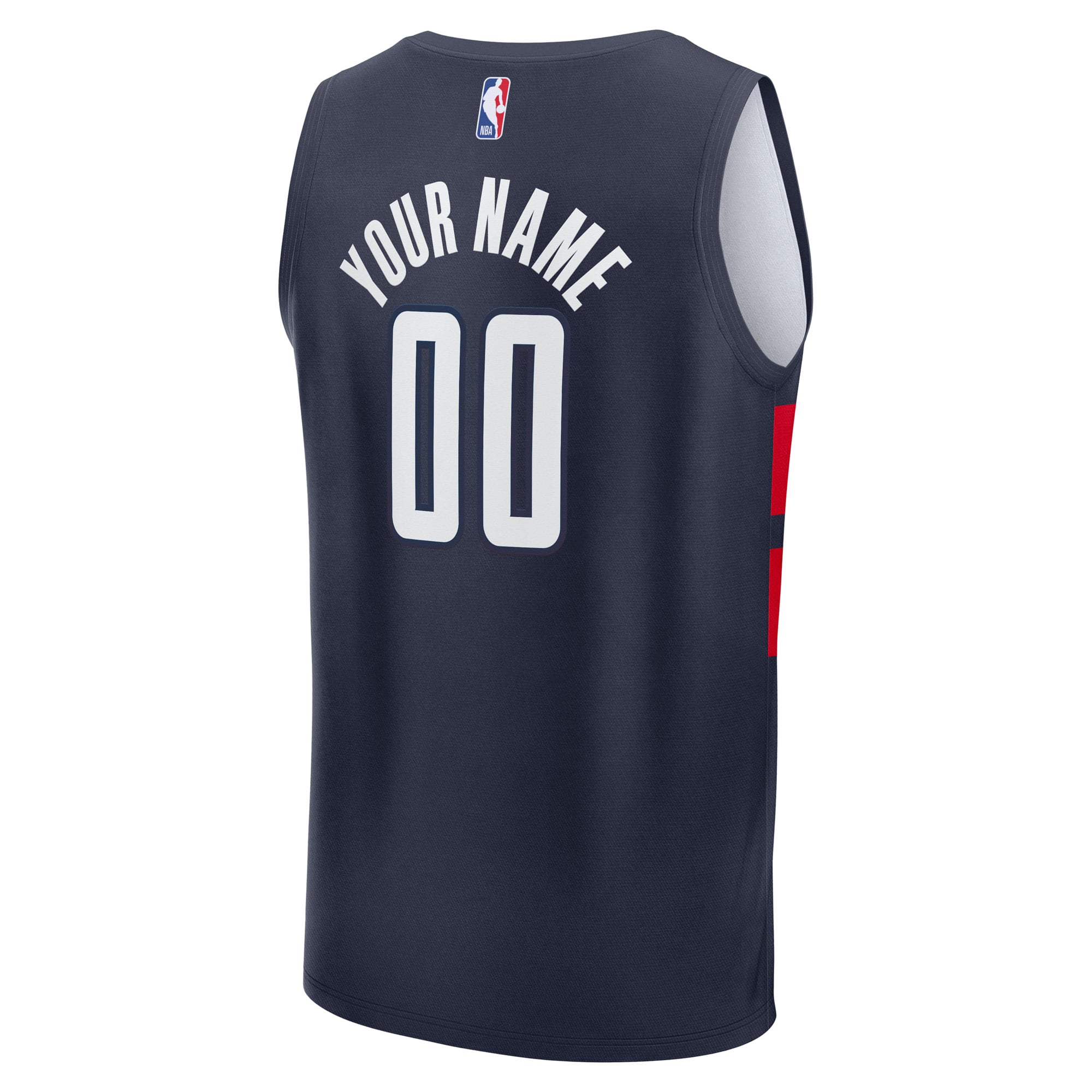 Washington Wizards Fast Break Custom Jersey - Statement Edition - Navy - Image 4