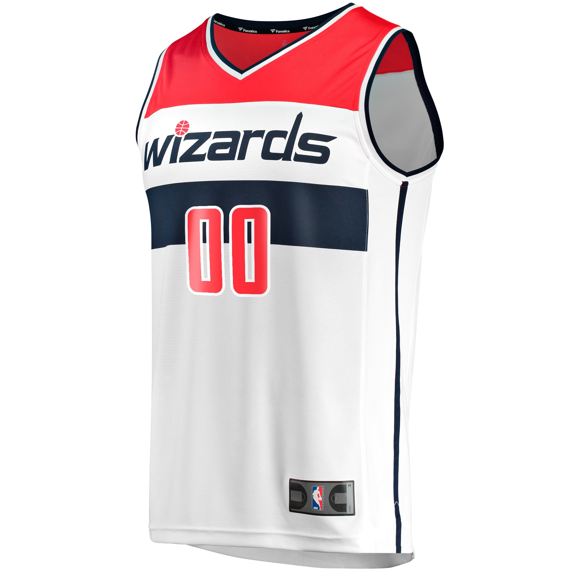 Washington Wizards Youth Fast Break Custom Jersey - Association Edition - White - Image 3