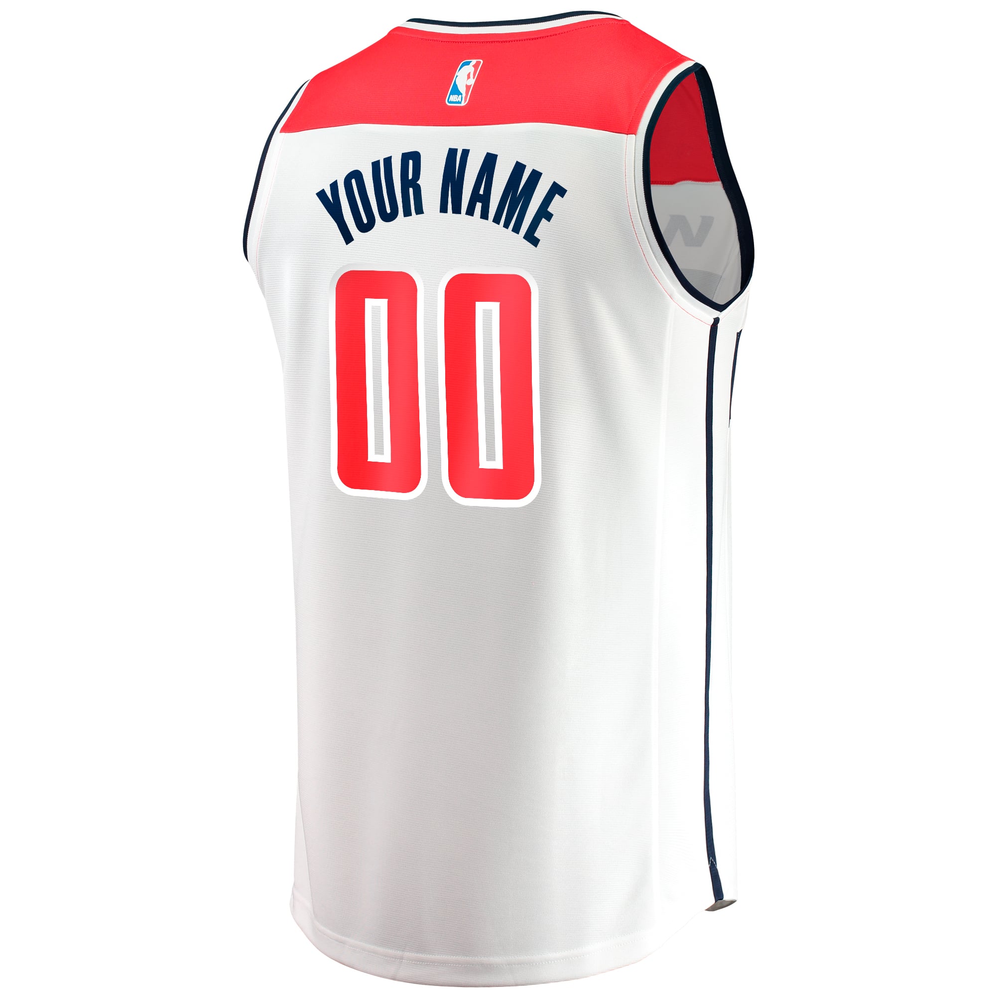 Washington Wizards Youth Fast Break Custom Jersey - Association Edition - White - Image 4
