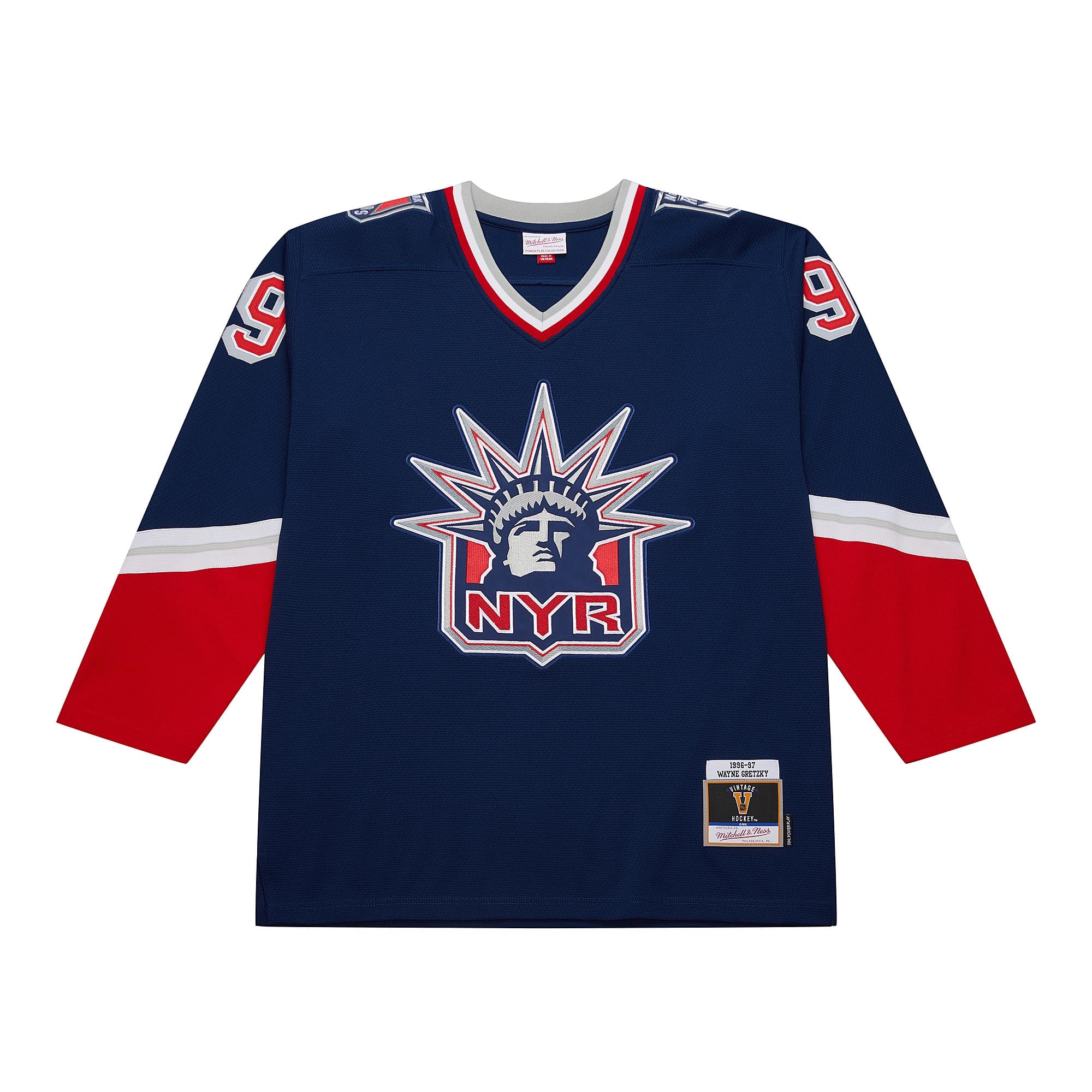 Wayne Gretzky New York Rangers Youth 1996/97 Power Play Player Jersey - Image 3