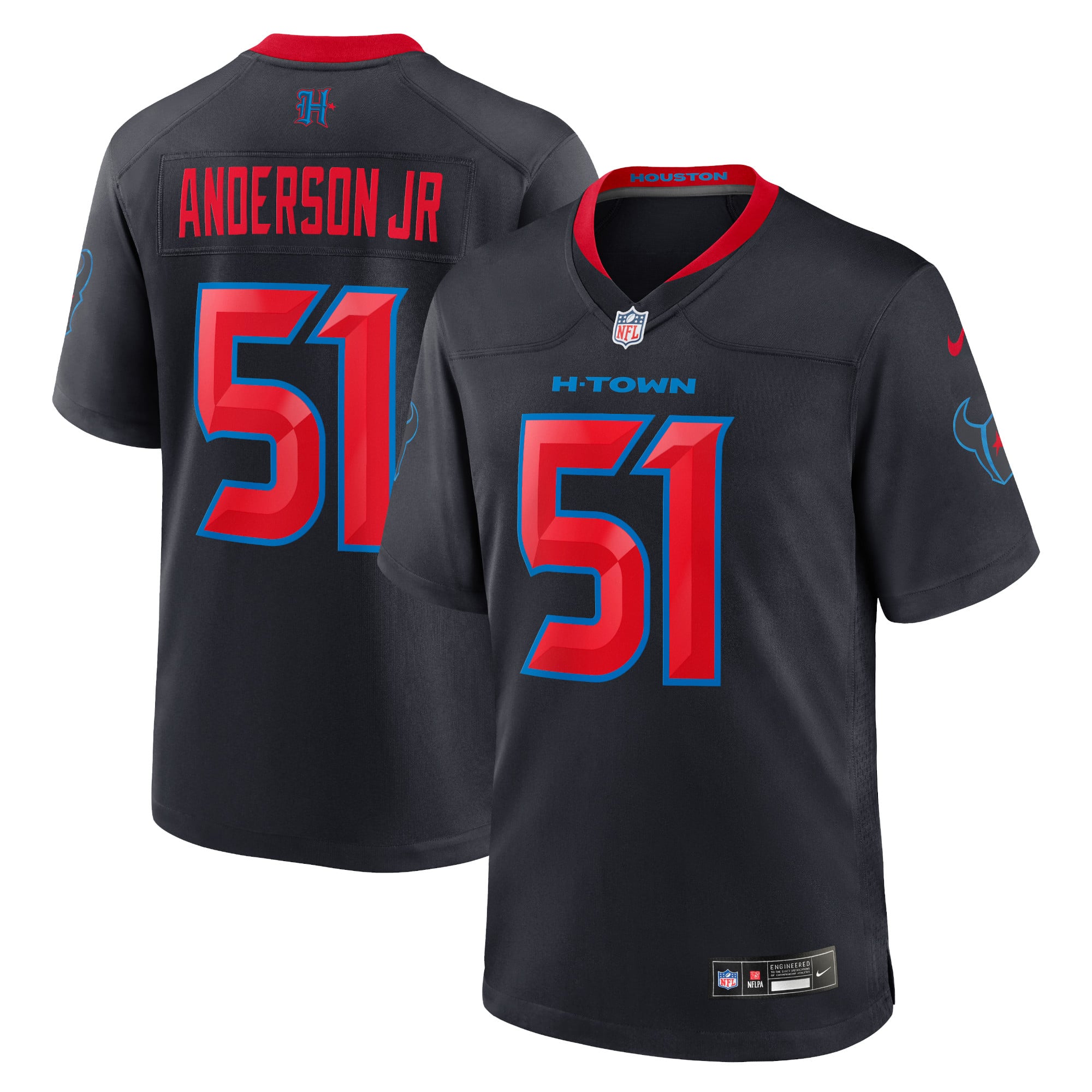 Will Anderson Jr. Houston Texans Alternate Game Jersey - Navy - Image 2