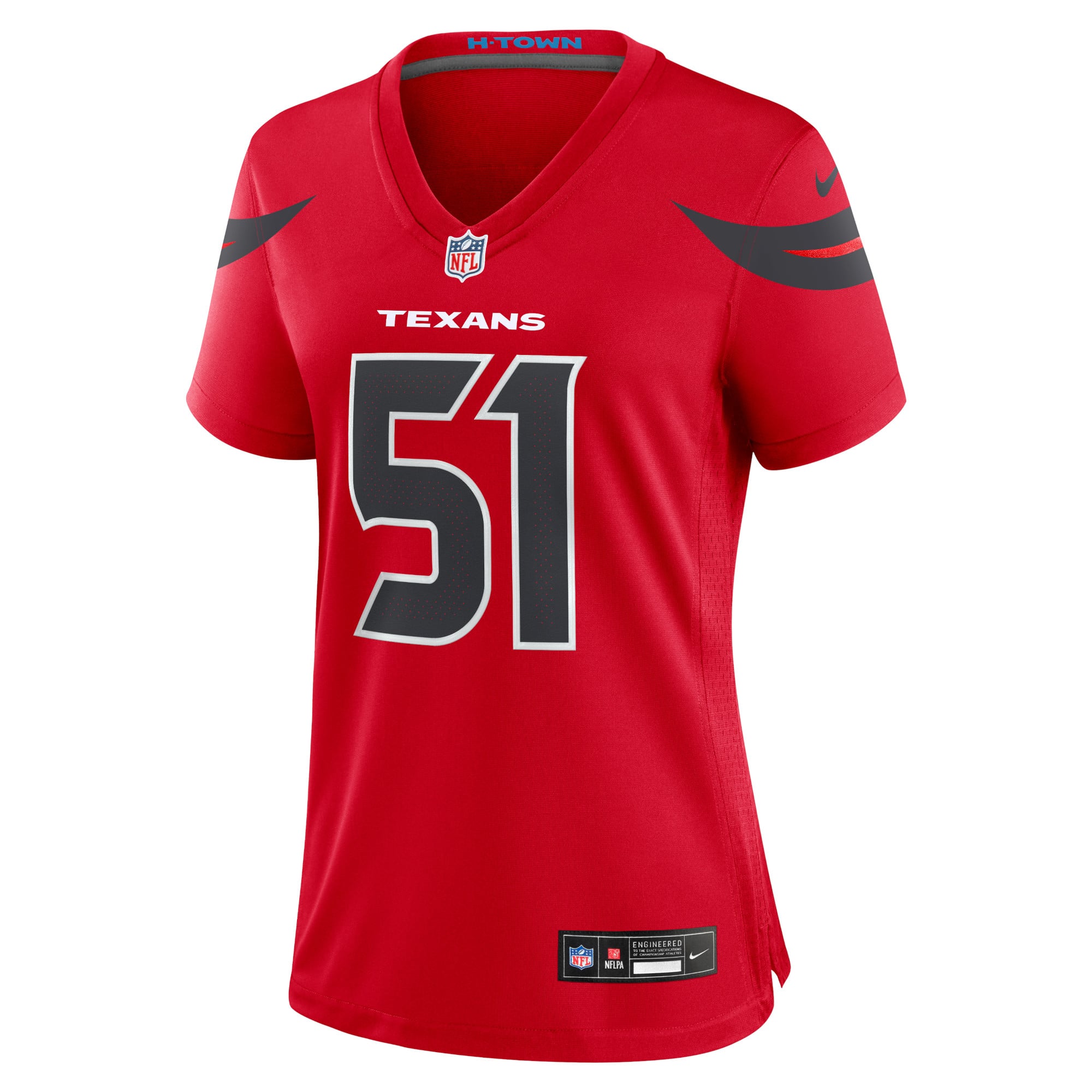 Will Anderson Jr. Houston Texans Women's Alternate Game Jersey - Red - Image 3