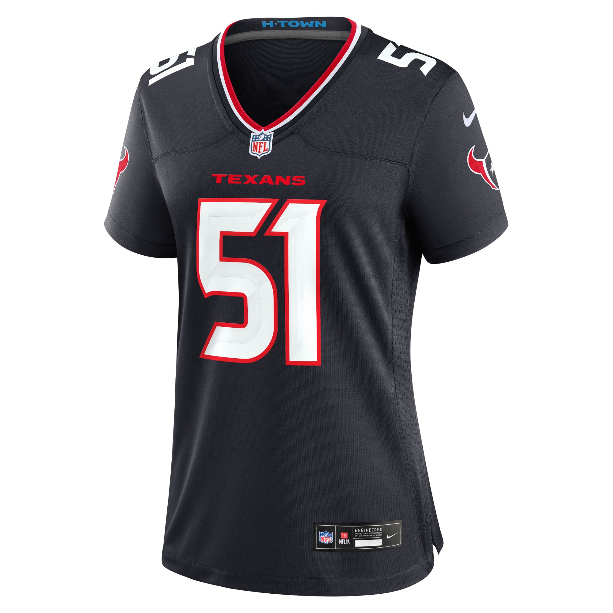 Will Anderson Jr. Houston Texans Women's Game Jersey - Navy - Image 3