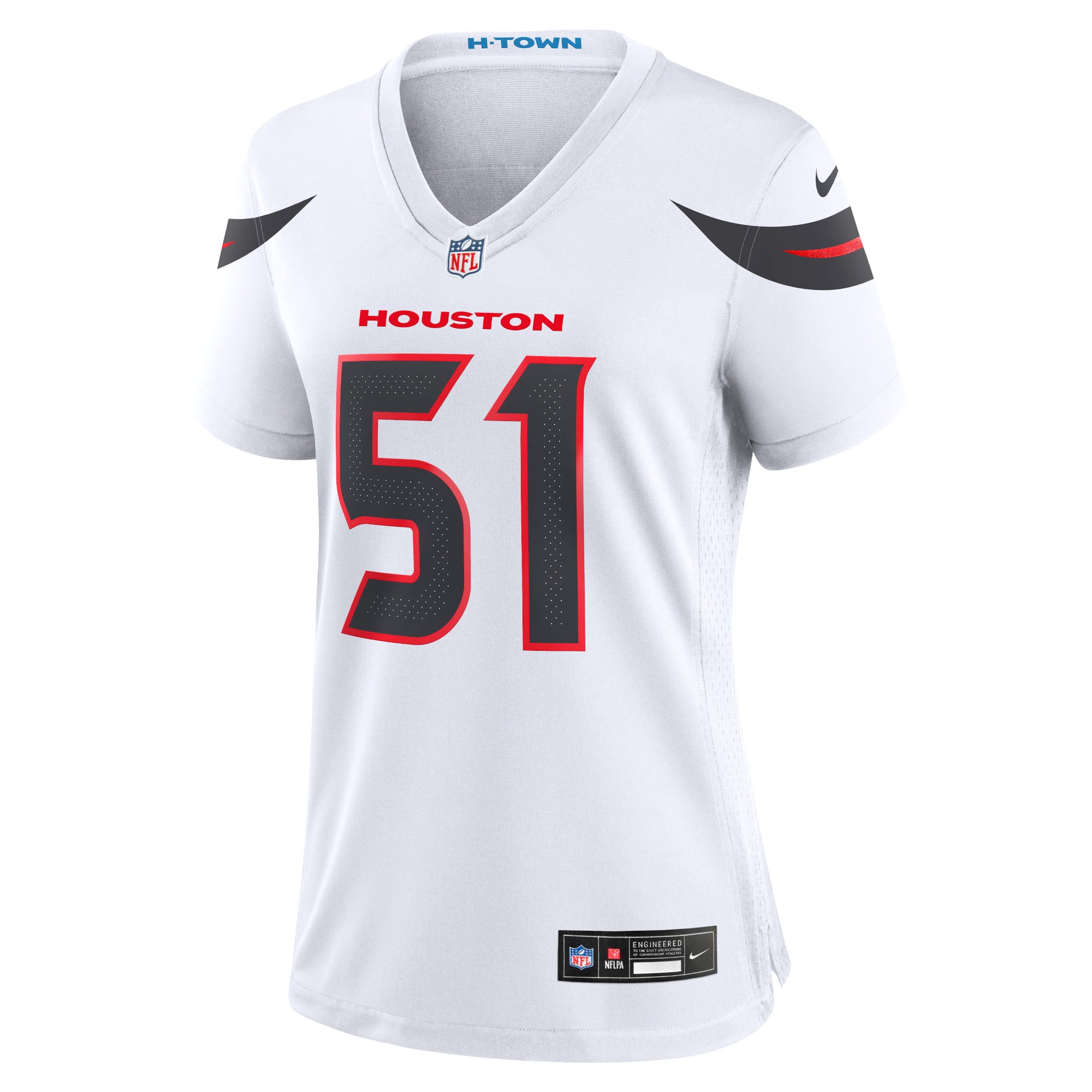 Will Anderson Jr. Houston Texans Women's Game Jersey - White - Image 3