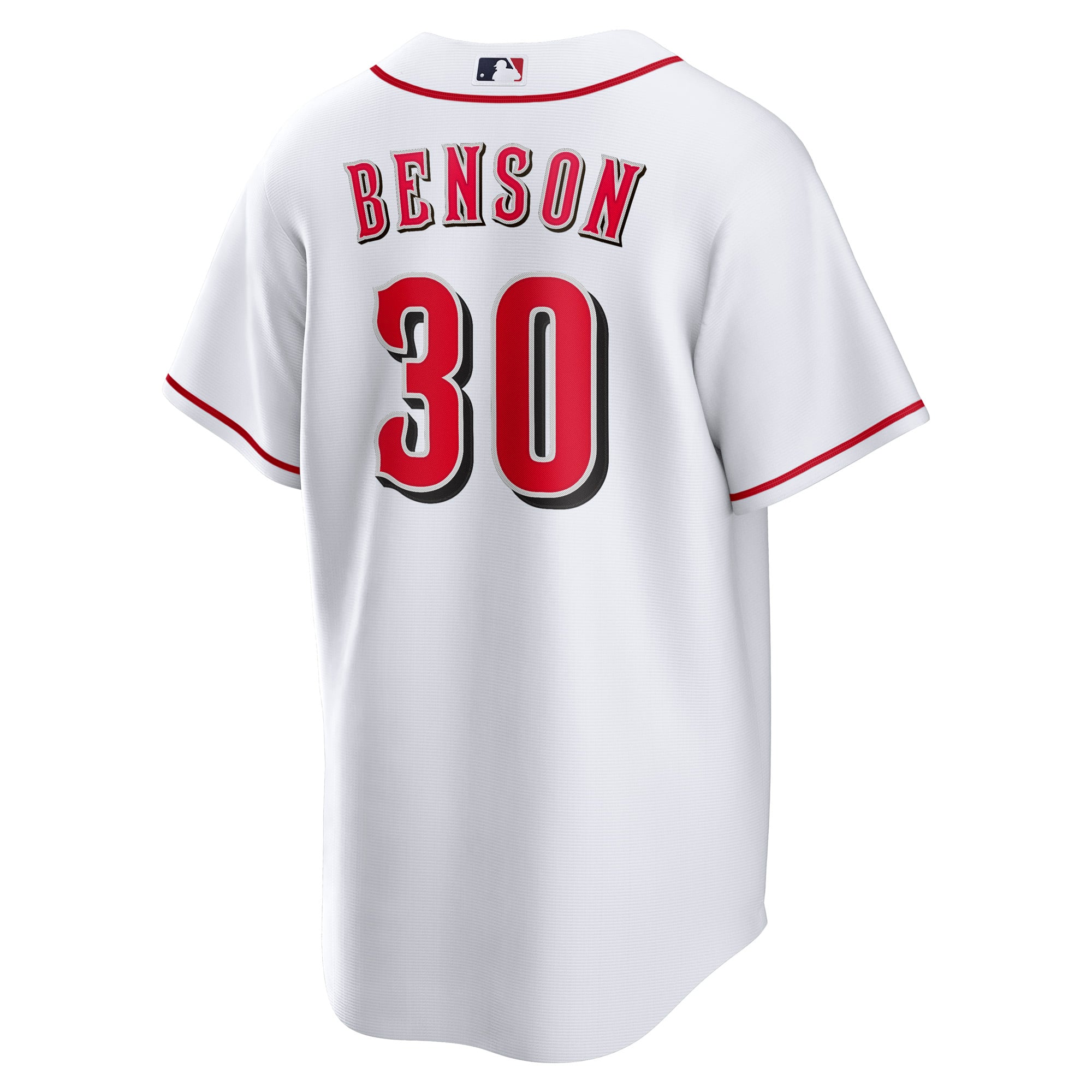 Will Benson Cincinnati Reds Home Jersey - White - Image 4