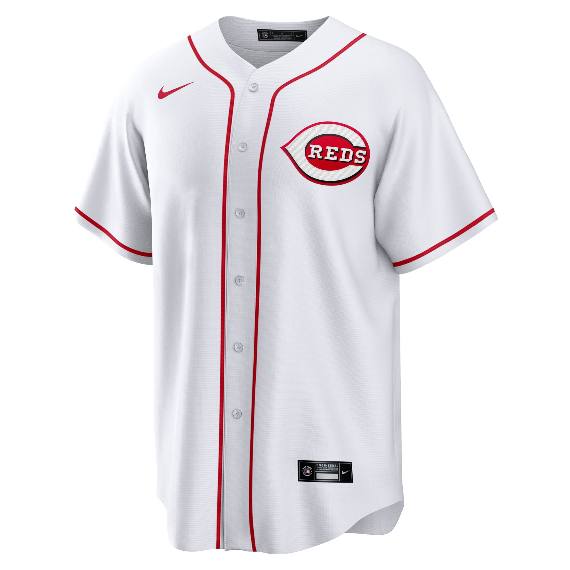 Will Benson Cincinnati Reds Home Jersey - White - Image 3