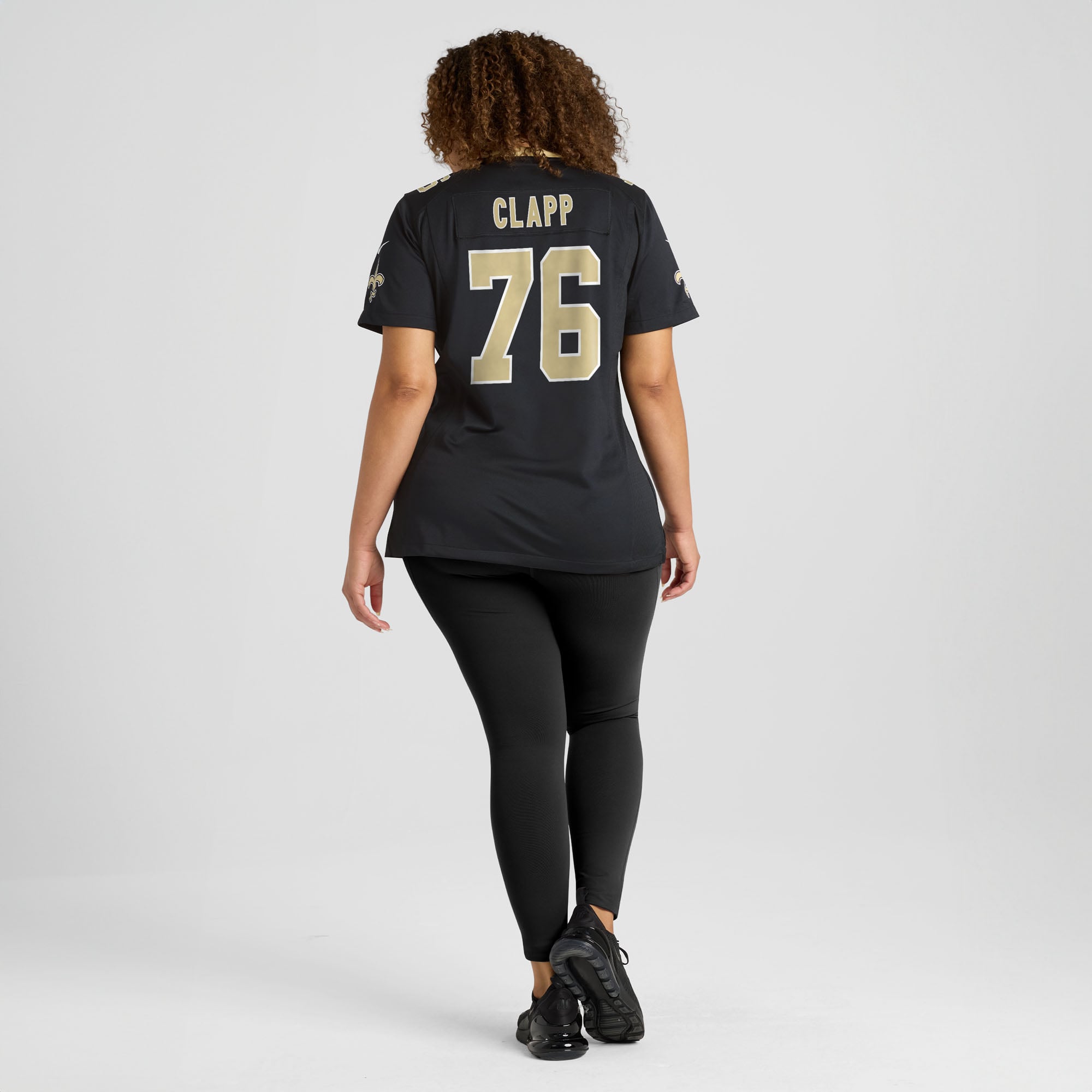 Will Clapp New Orleans Saints Women's Team Game Jersey - Black - Image 8