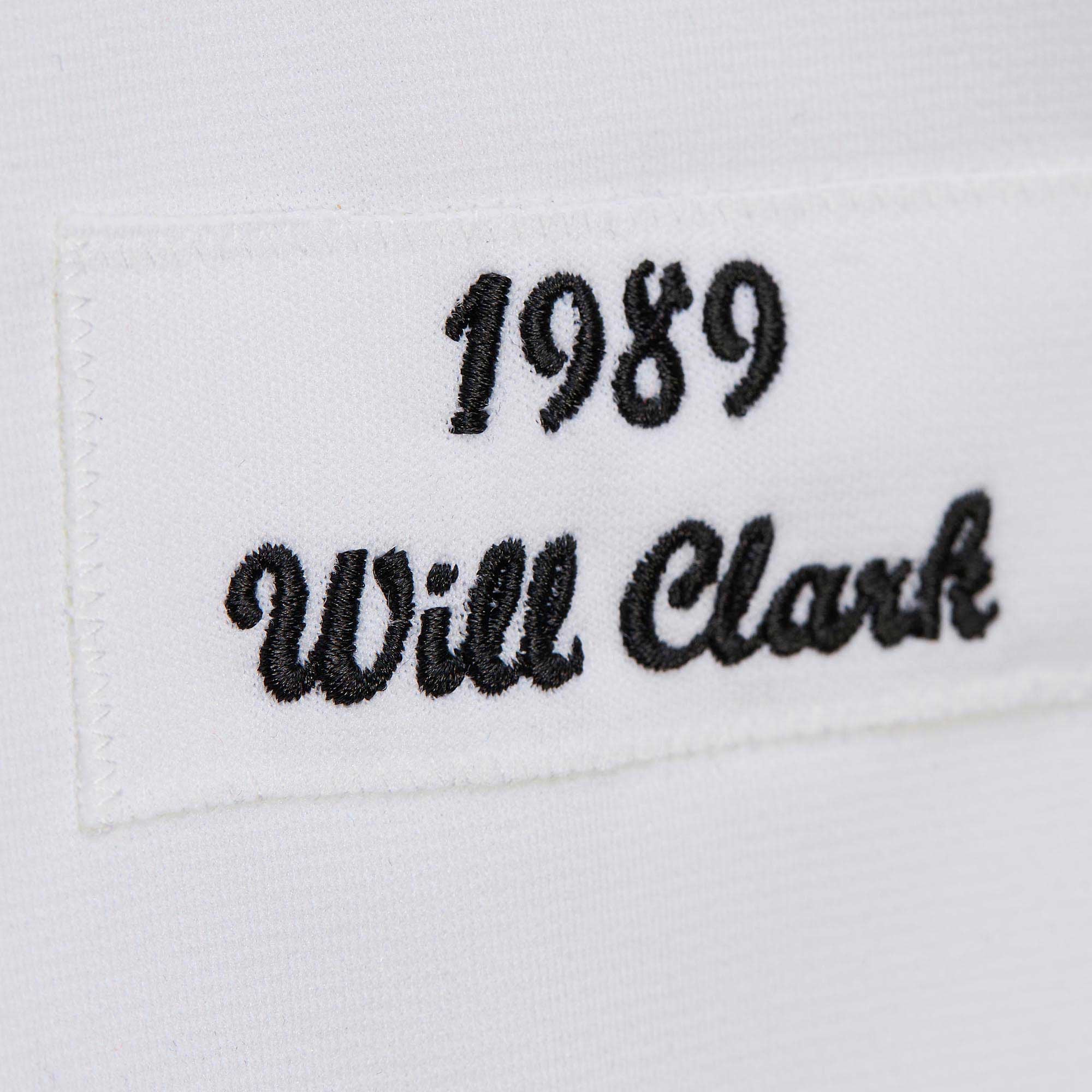 Will Clark San Francisco Giants Cooperstown Collection 1989 Jersey - White - Image 7