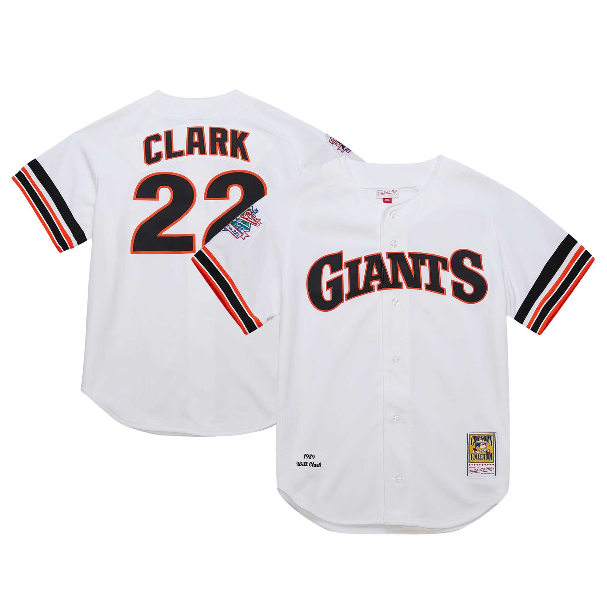 Will Clark San Francisco Giants Cooperstown Collection 1989 Jersey - White