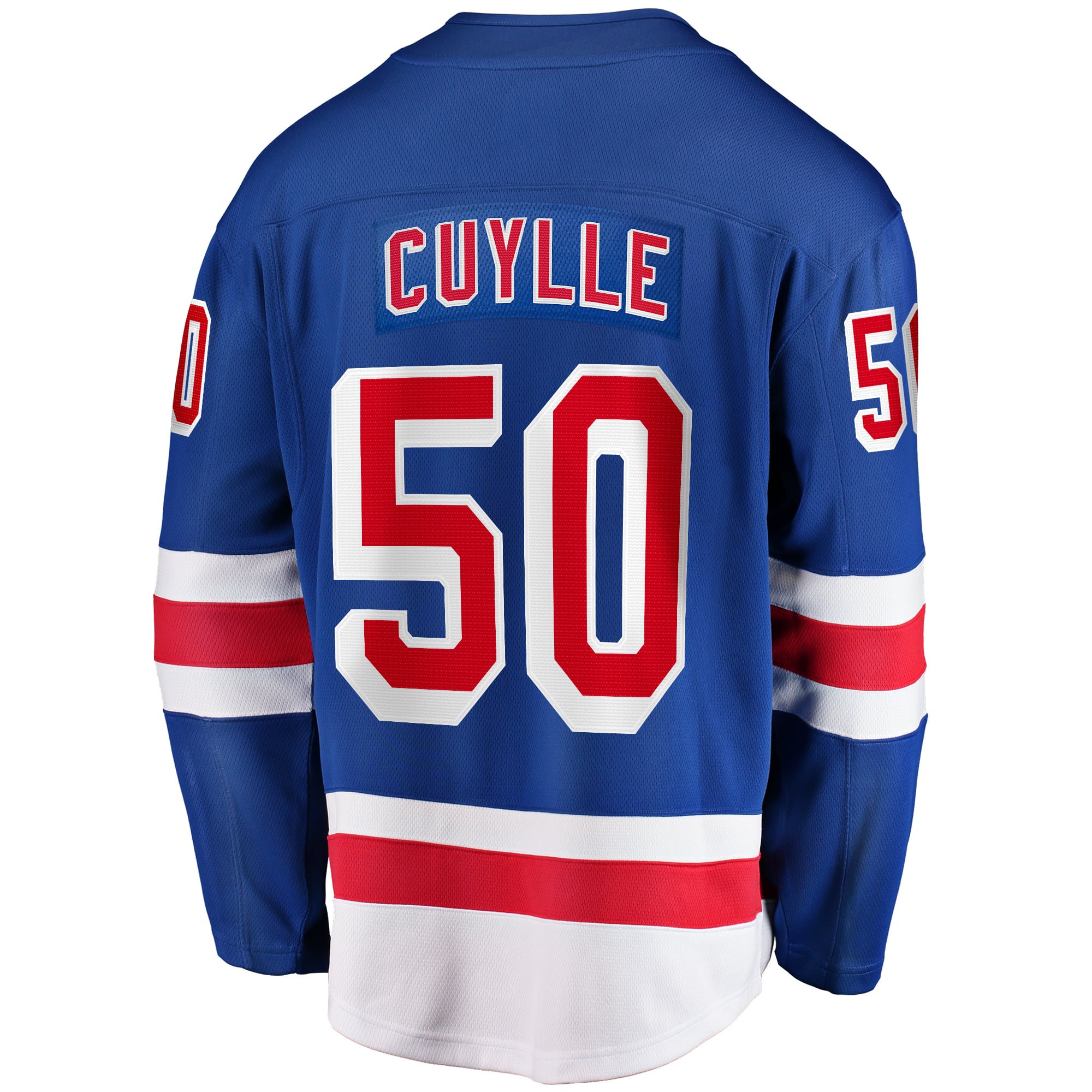 Will Cuylle New York Rangers Home Premier Breakaway Player Jersey - Blue - Image 4
