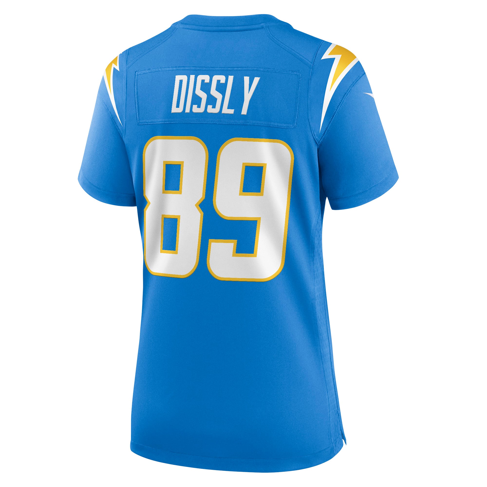 Will Dissly Los Angeles Chargers Women's Team Game Jersey - Powder Blue - Image 4