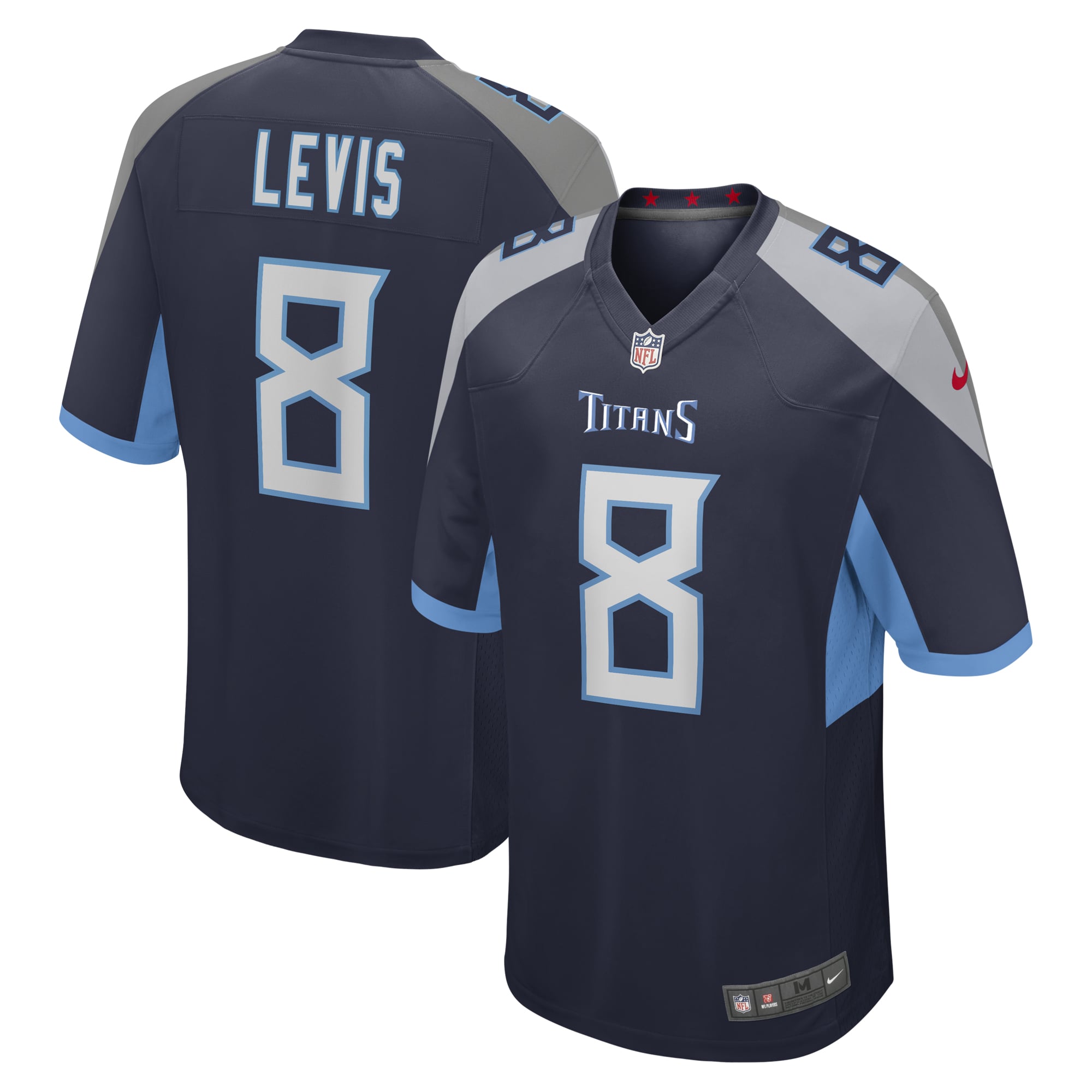 Will Levis Tennessee Titans Game Jersey - Navy - Image 2