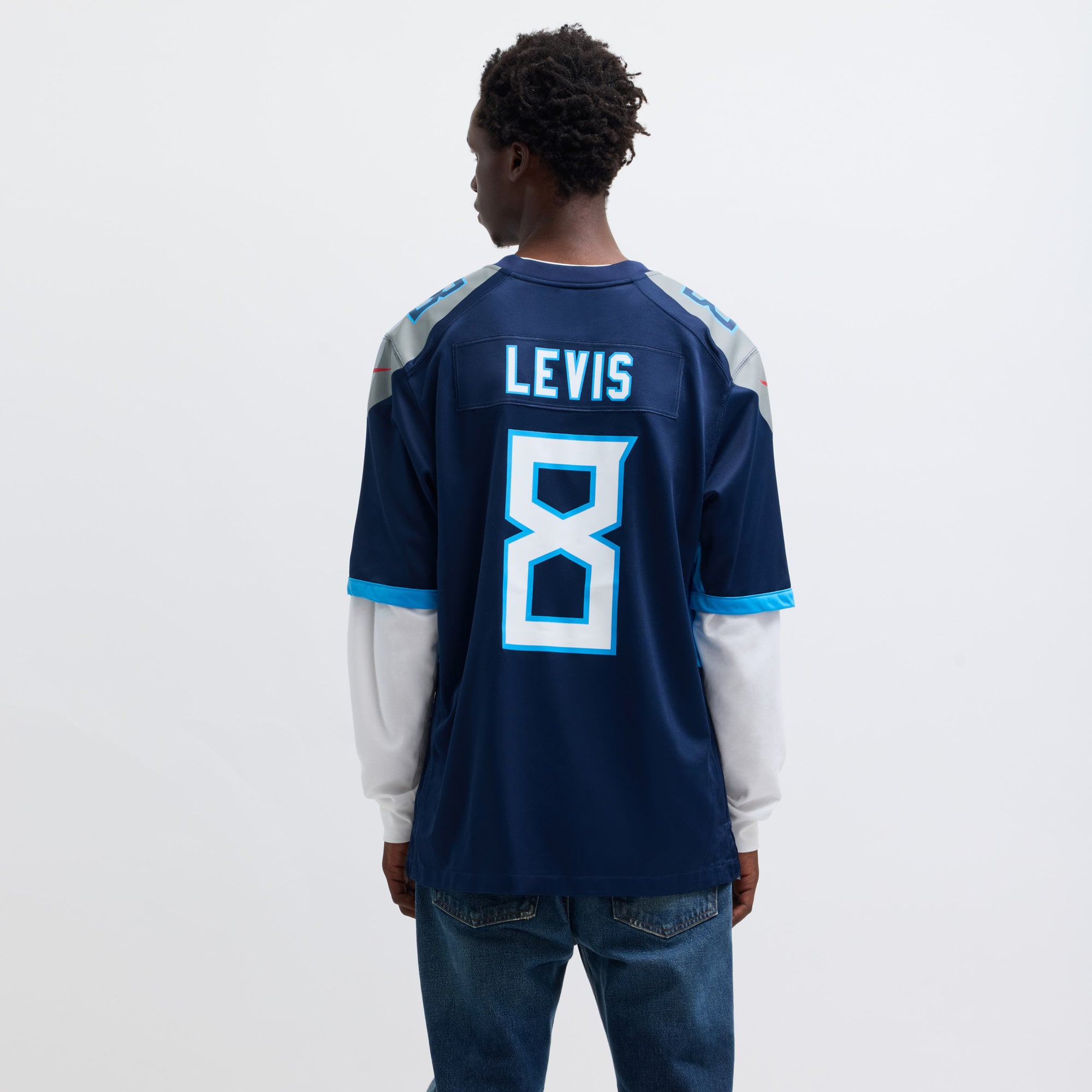 Will Levis Tennessee Titans Game Jersey - Navy - Image 6