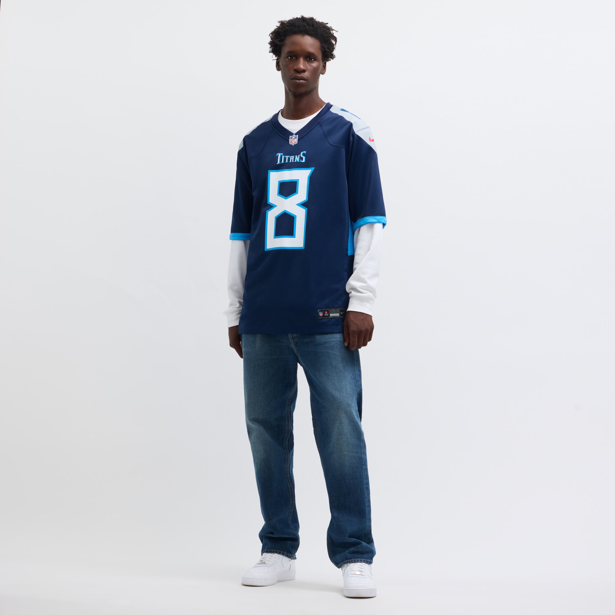 Will Levis Tennessee Titans Game Jersey - Navy - Image 7