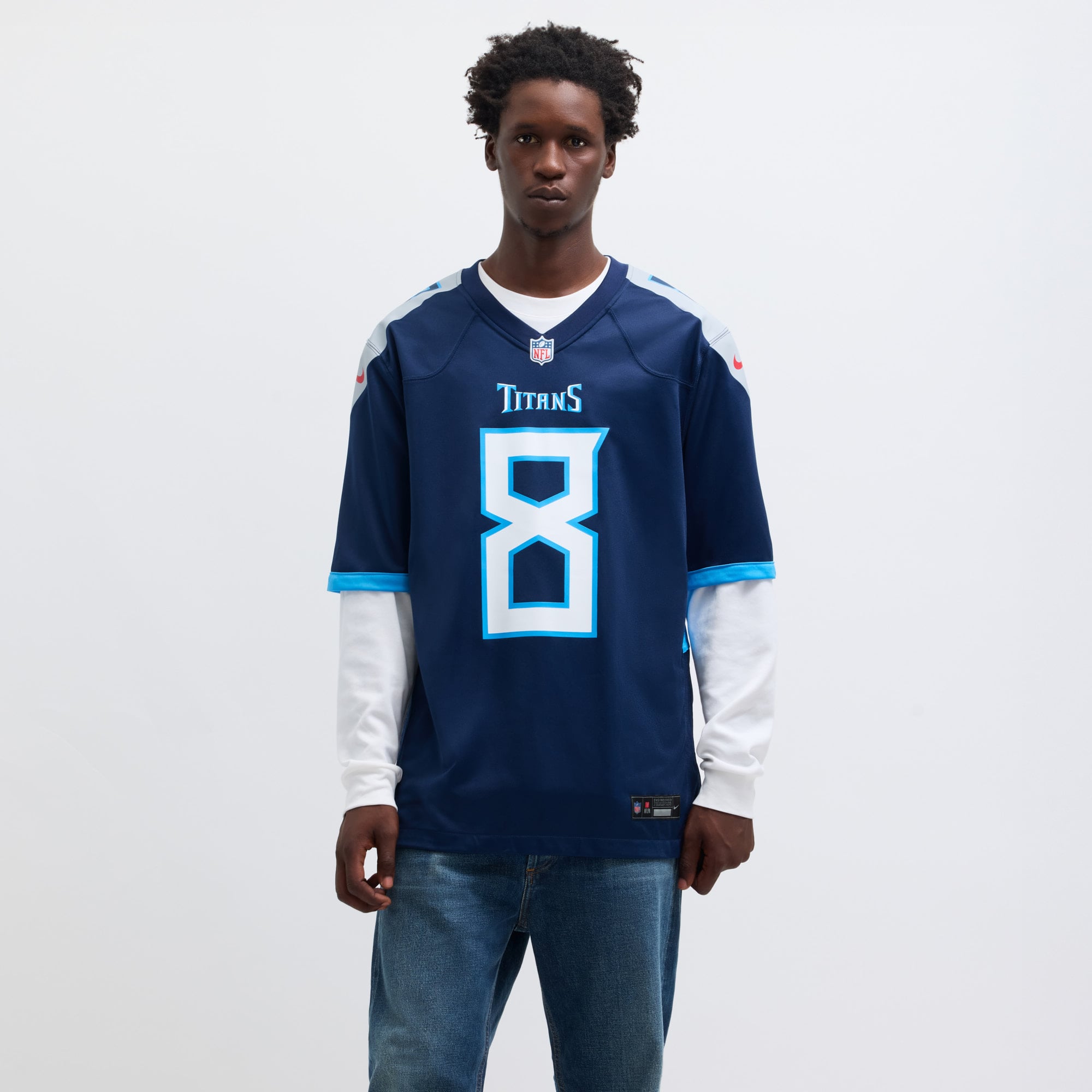 Will Levis Tennessee Titans Game Jersey - Navy - Image 5