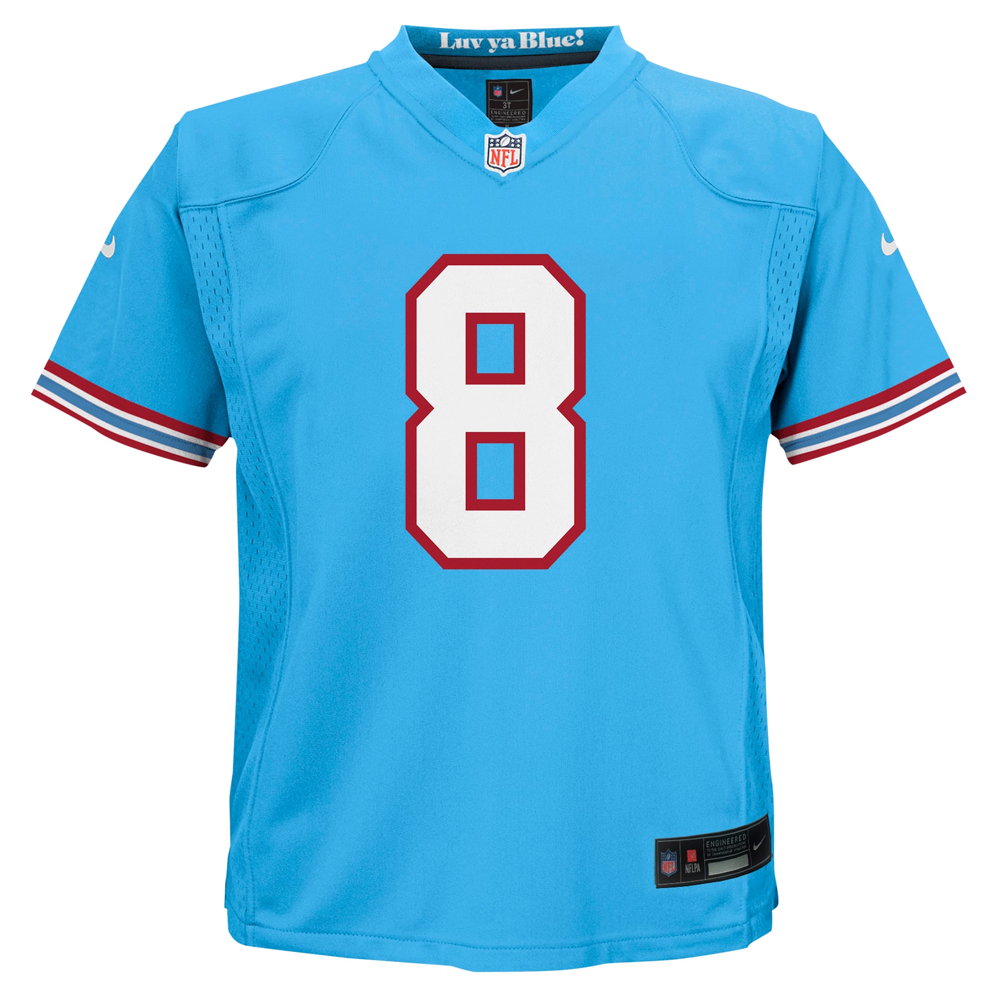 Will Levis Tennessee Titans Infant Team Player Game Jersey - Light Blue - Image 3