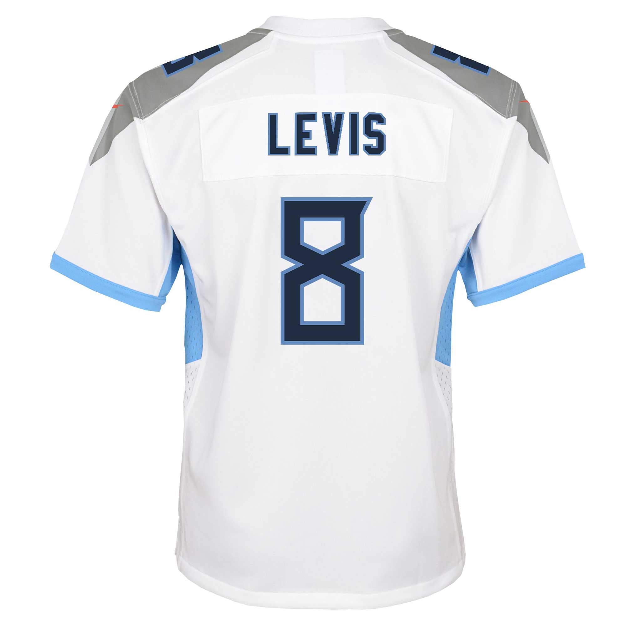 Will Levis Tennessee Titans Youth Game Jersey - White - Image 4