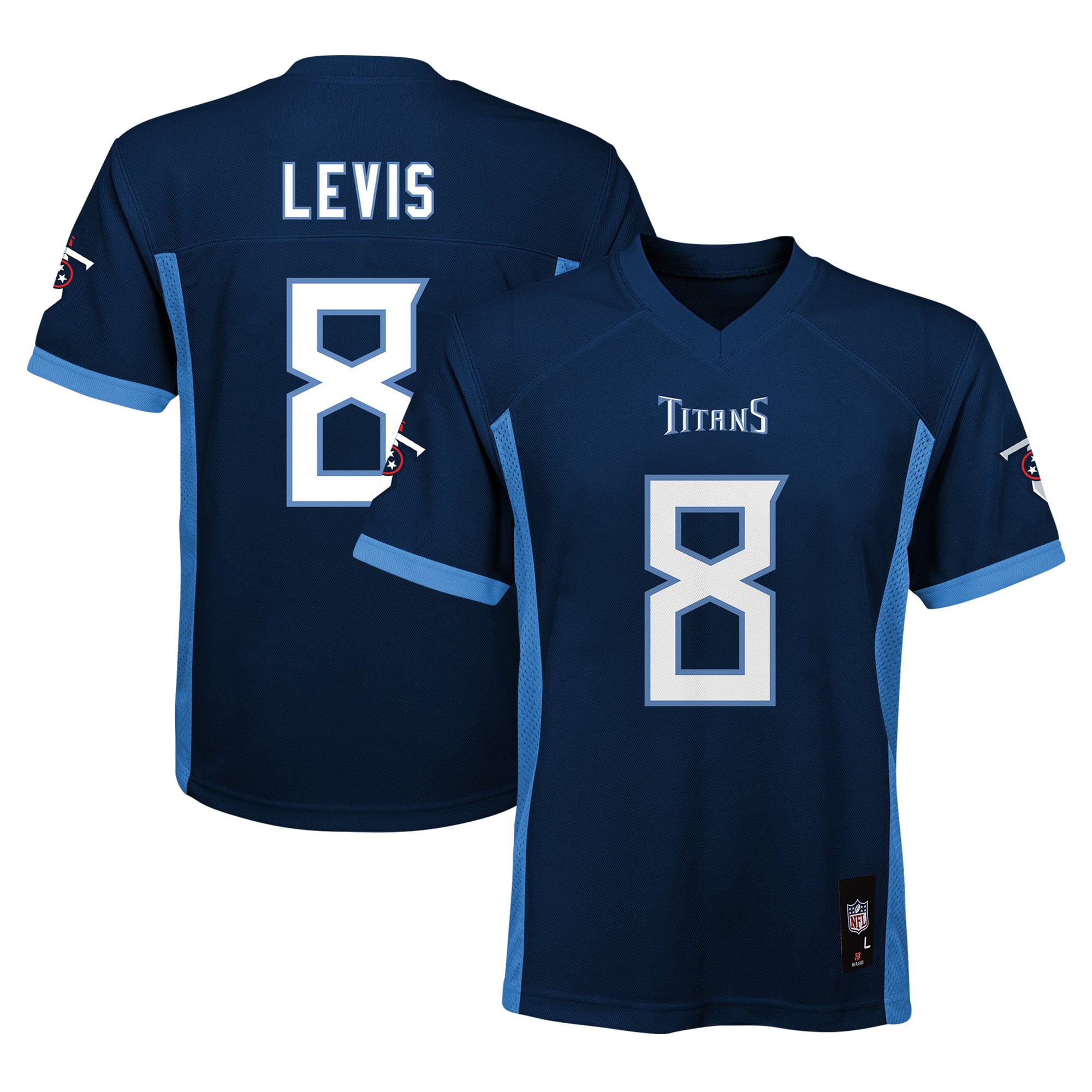 Will Levis Tennessee Titans Youth Jersey - Navy