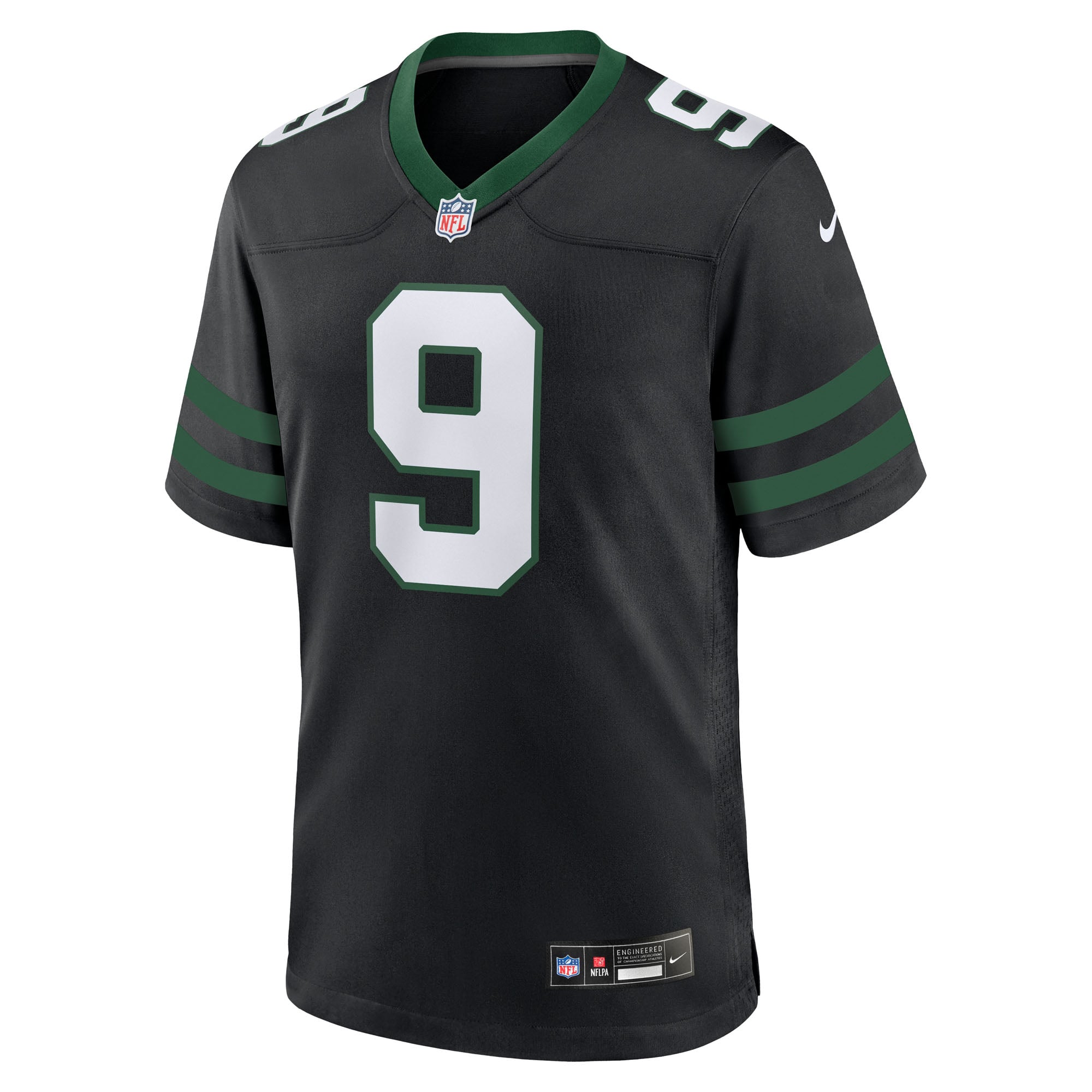 Will McDonald IV New York Jets Team Game Jersey - Legacy Green - Black - Image 3