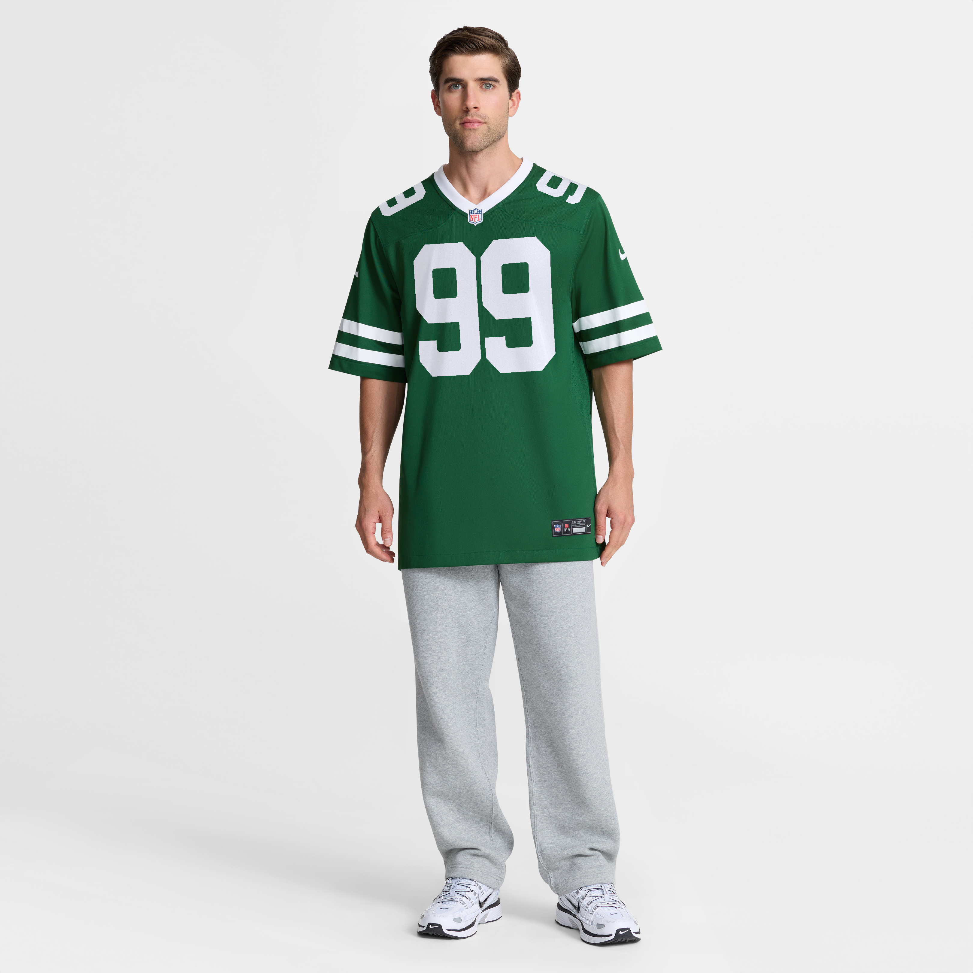 Will McDonald IV New York Jets Team Game Jersey - Legacy Green - Green - Image 8