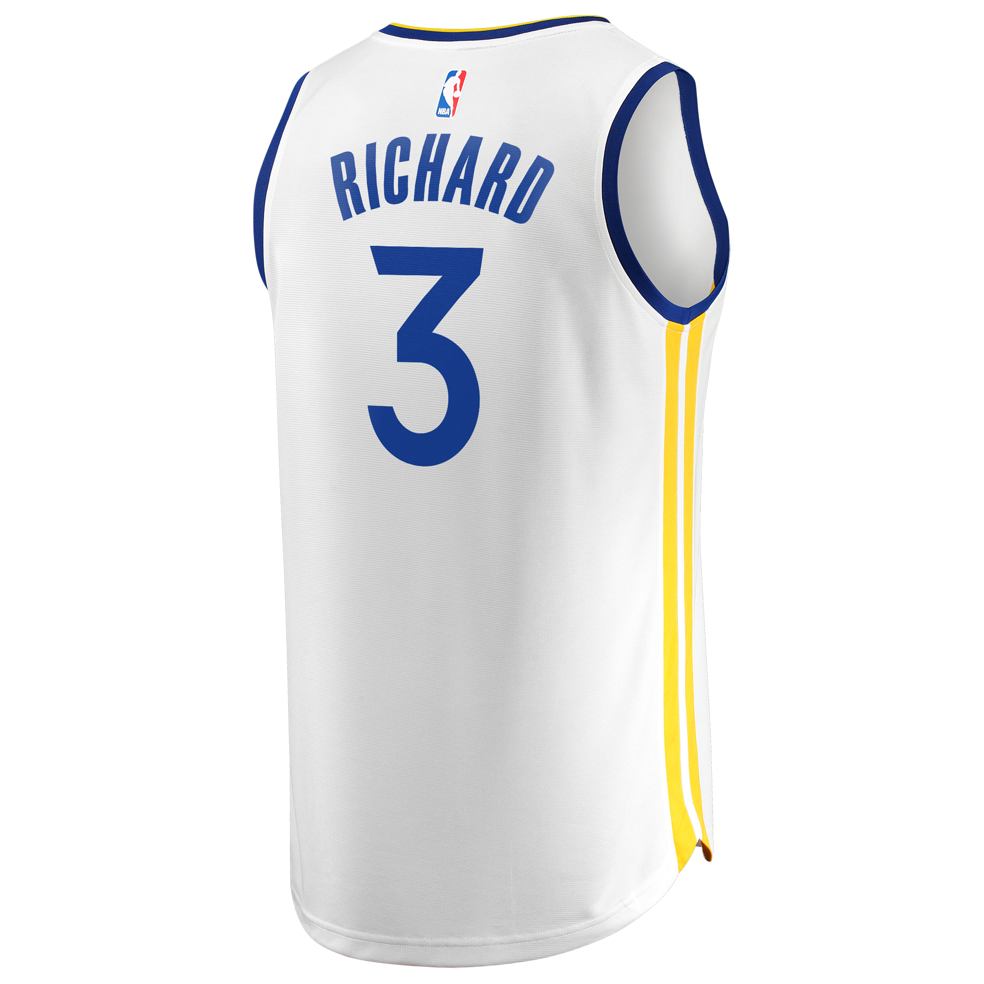 Will Richard Golden State Warriors Fast Break Player Jersey - Association Edition - White - Image 4