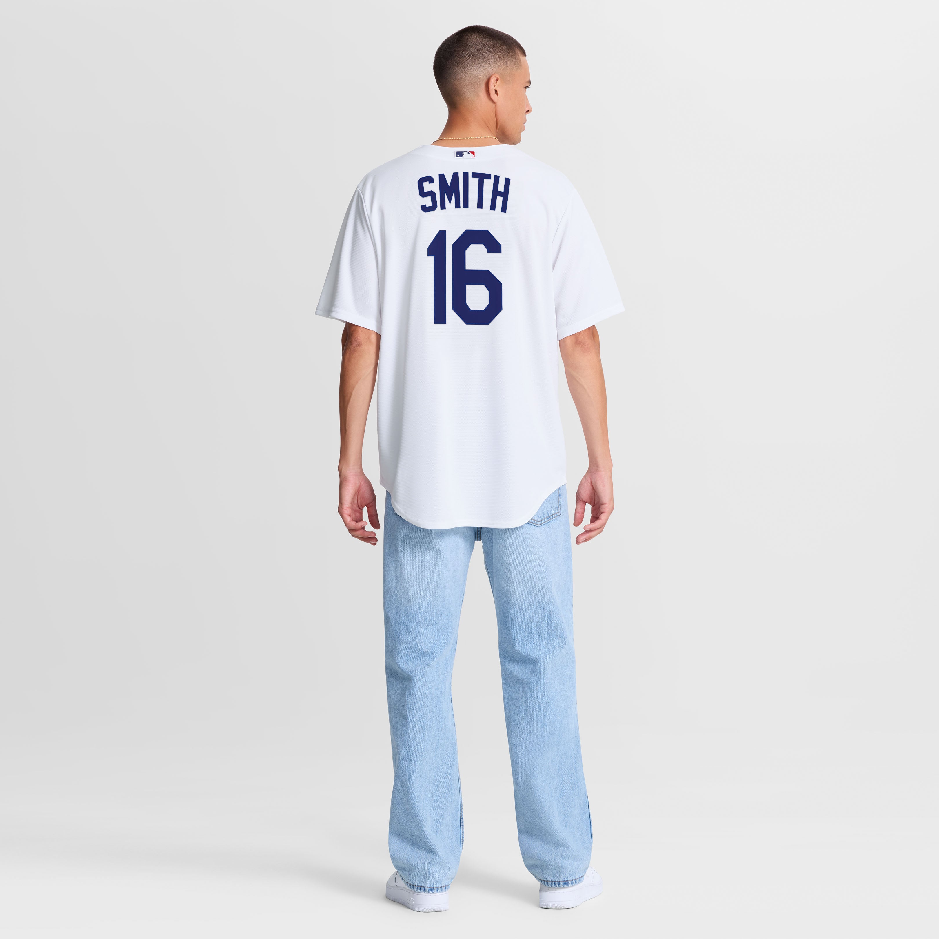 Will Smith Los Angeles Dodgers Home Jersey - White - Image 4