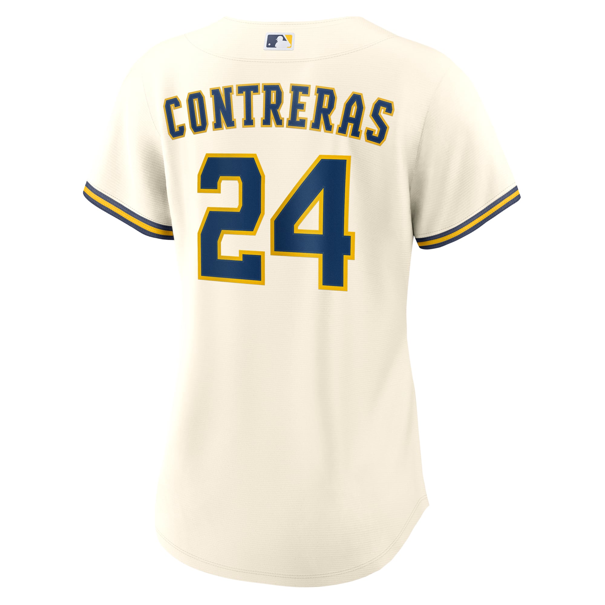 William Contreras Milwaukee Brewers Women's Home Jersey - Cream - Image 4