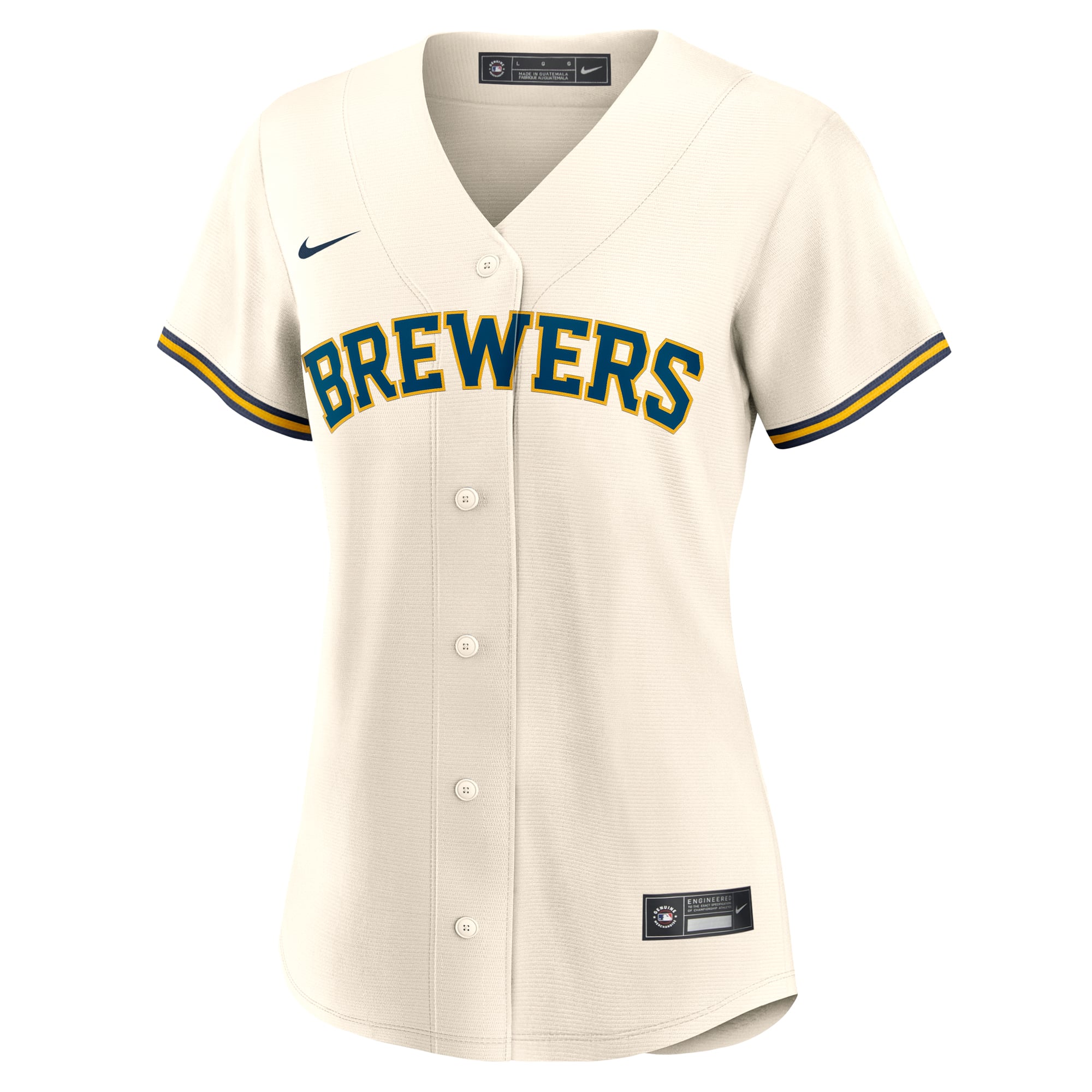 William Contreras Milwaukee Brewers Women's Home Jersey - Cream - Image 3