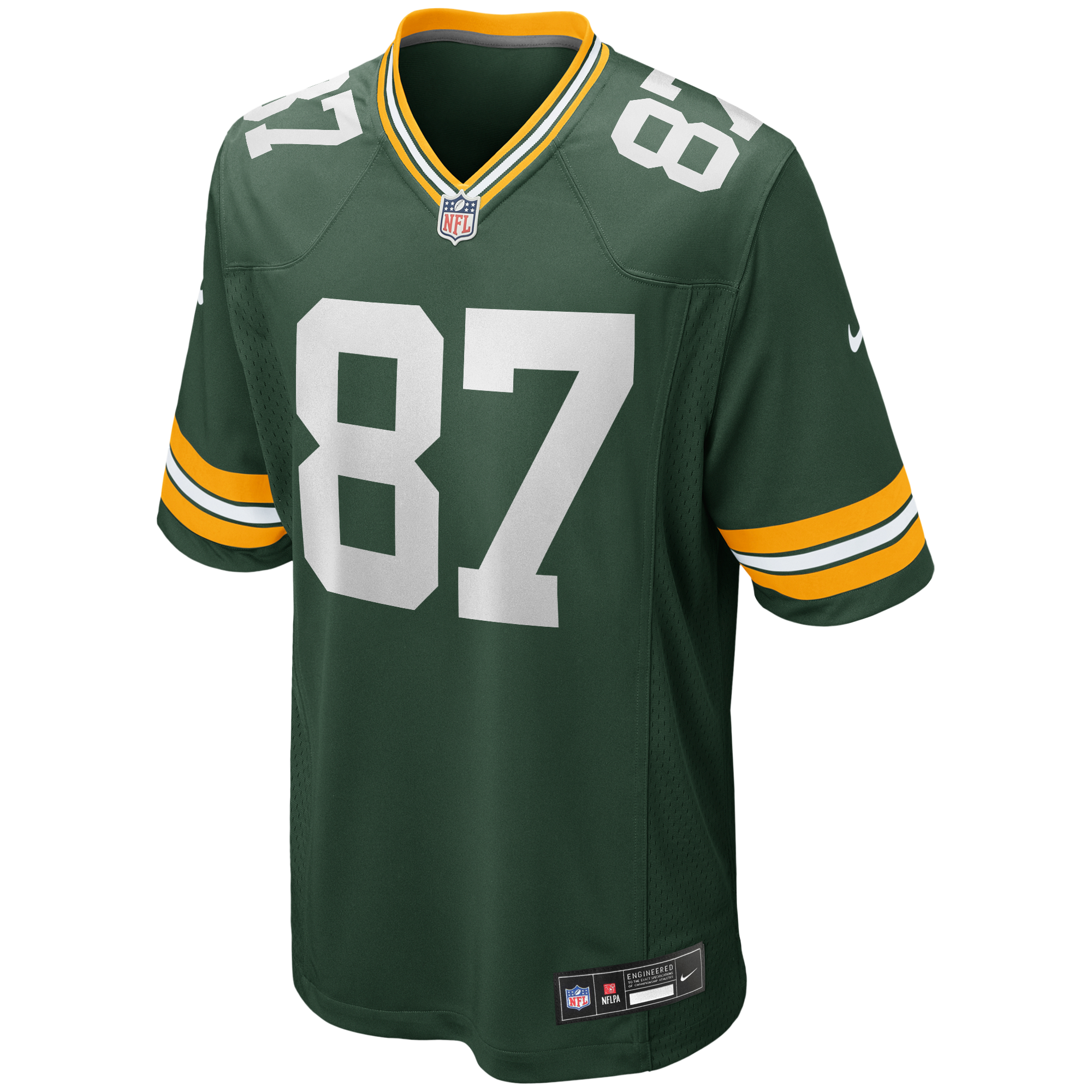 Willie Davis Green Bay Packers Game Retired Player Jersey - Green - Image 3