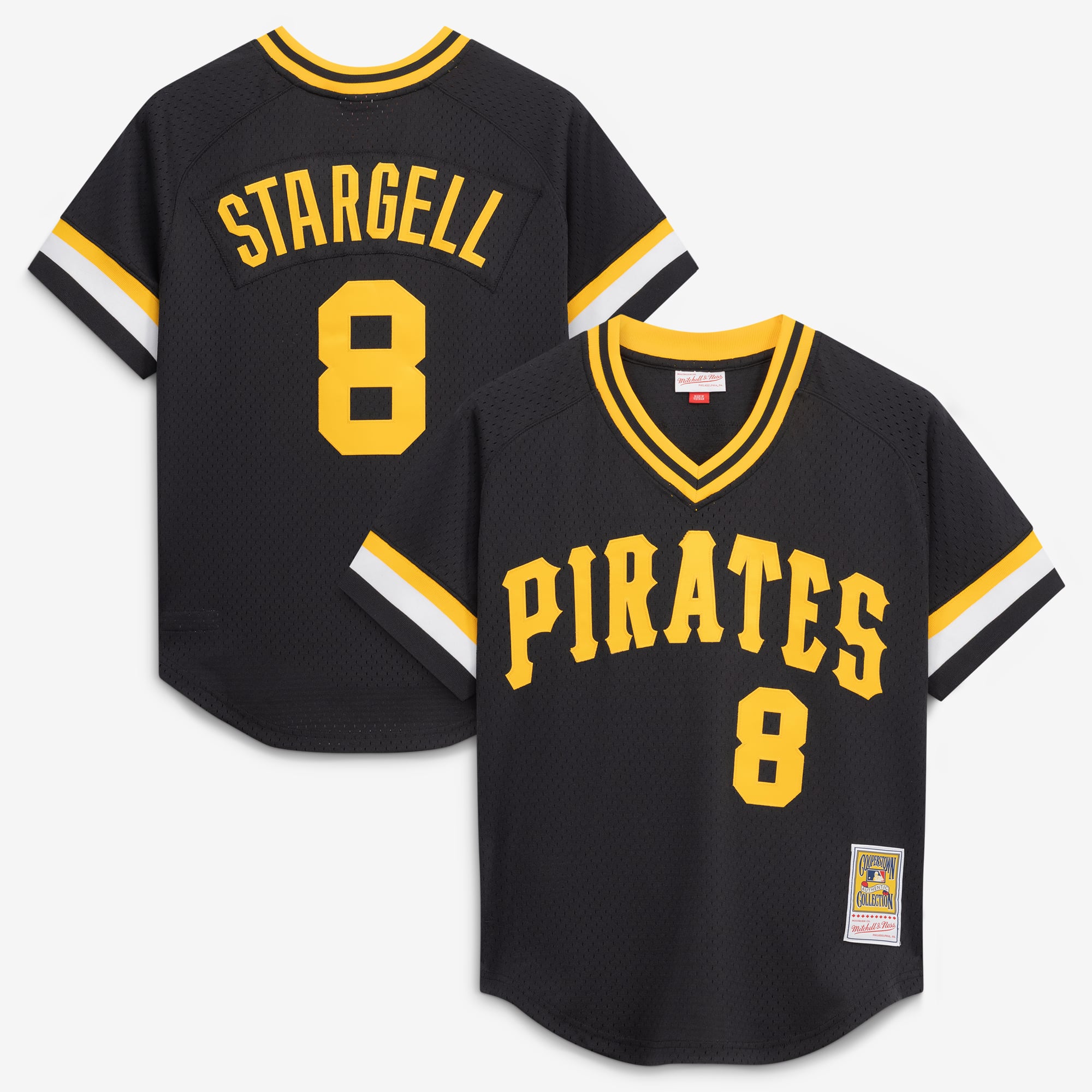 Willie Stargell Pittsburgh Pirates Batting Practice Jersey - Black - Image 2