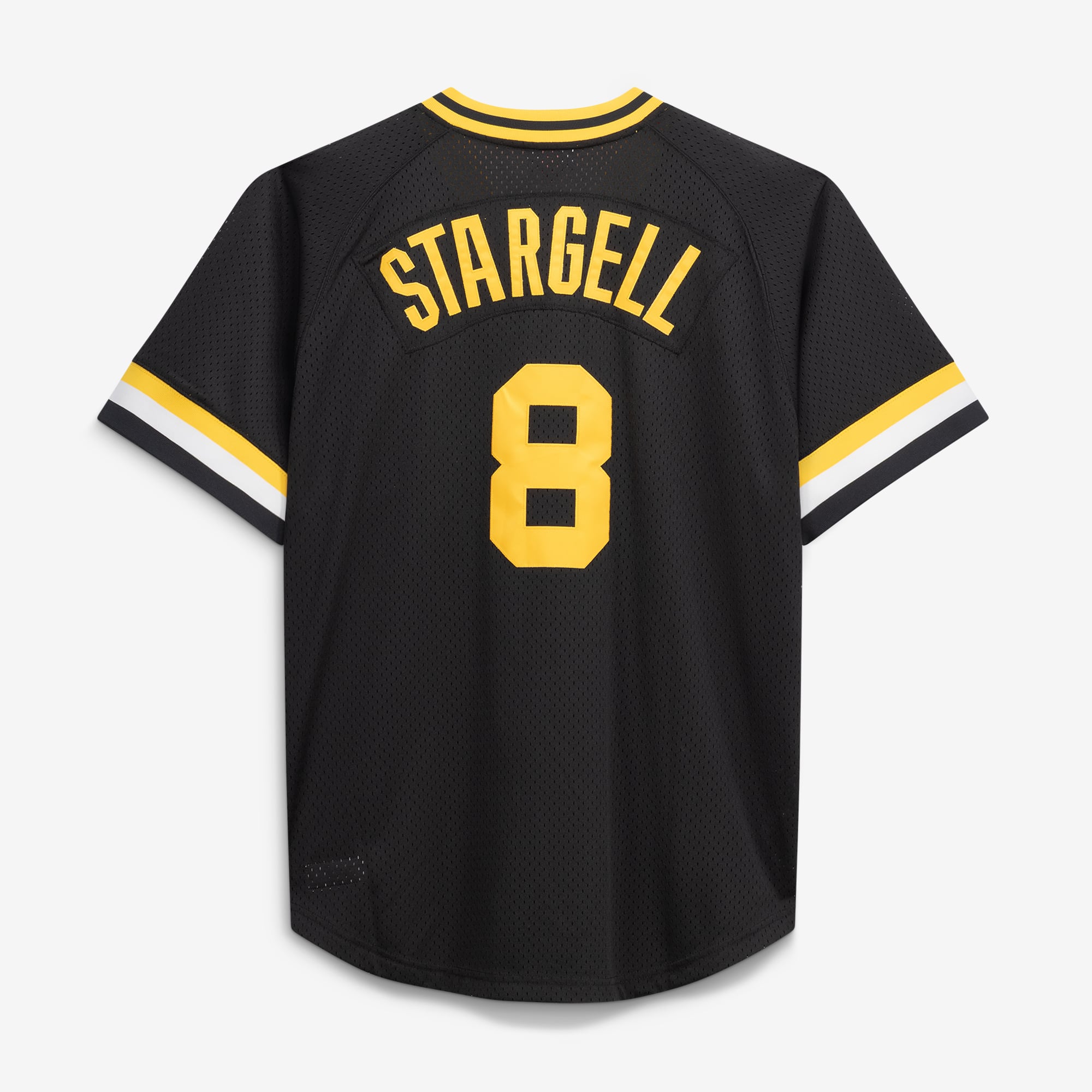 Willie Stargell Pittsburgh Pirates Cooperstown Collection Big & Tall Mesh Batting Practice Jersey - Black - Image 4