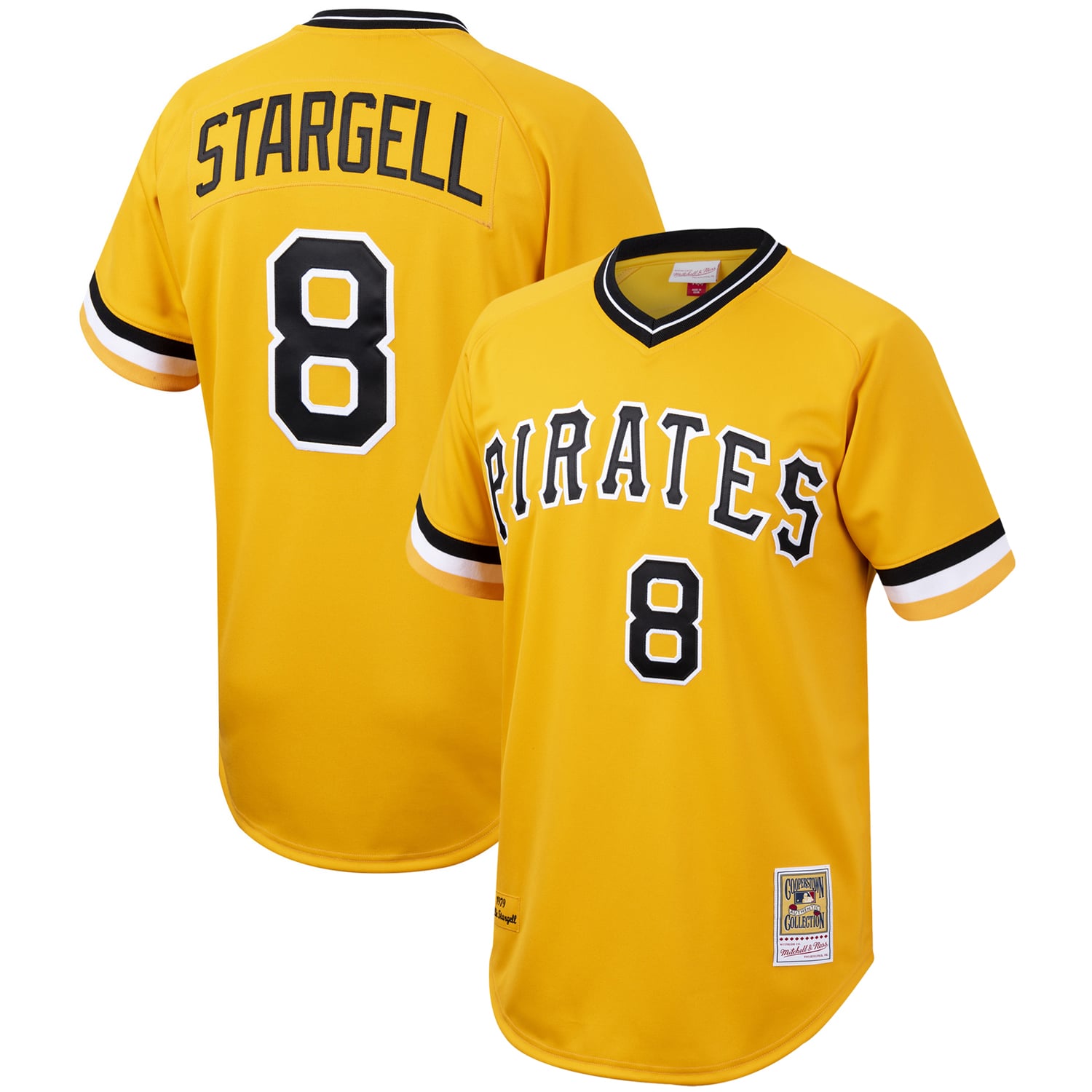 Willie Stargell Pittsburgh Pirates Cooperstown Collection Jersey - Gold - Image 2