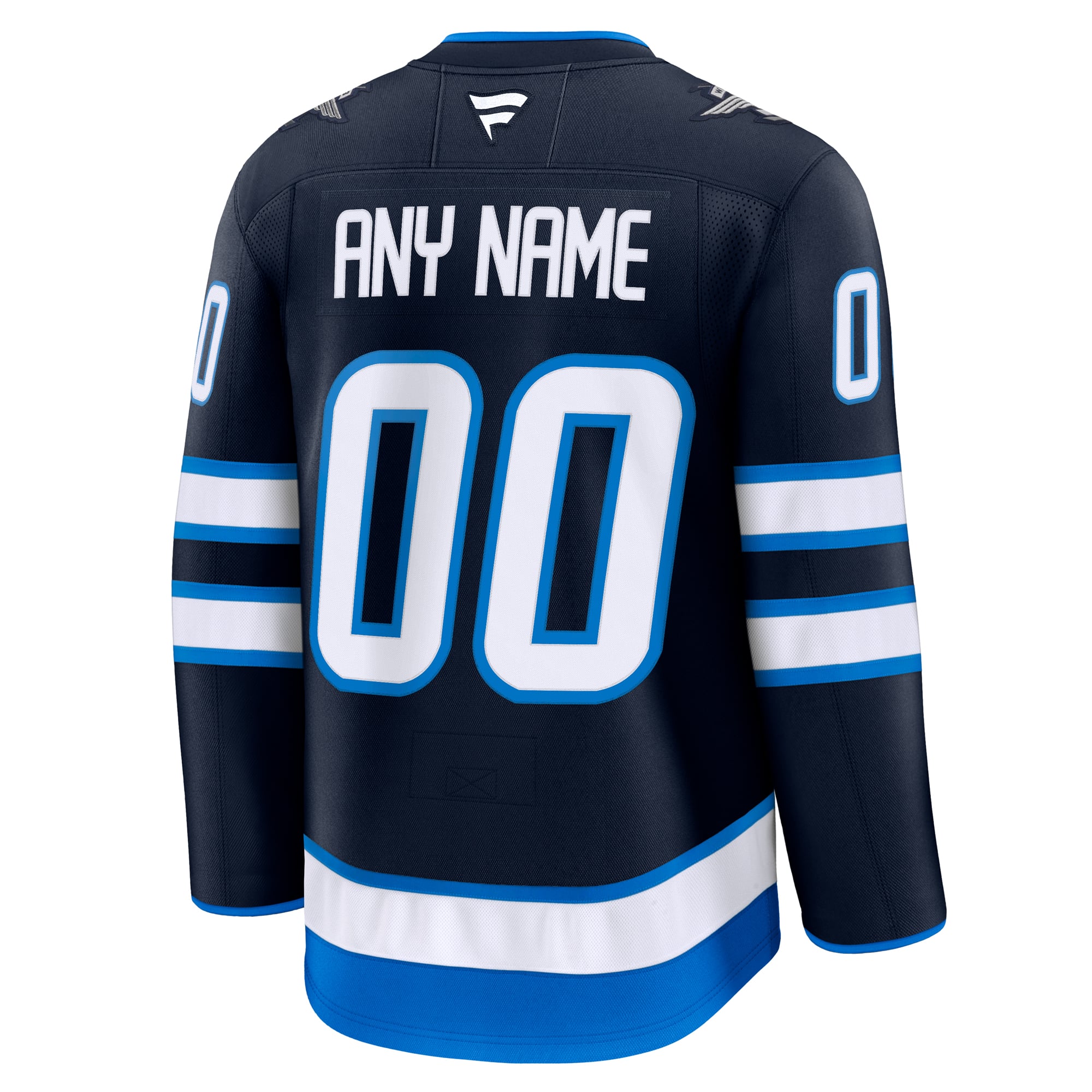 Winnipeg Jets Away Premium Custom Jersey - Navy - Image 4