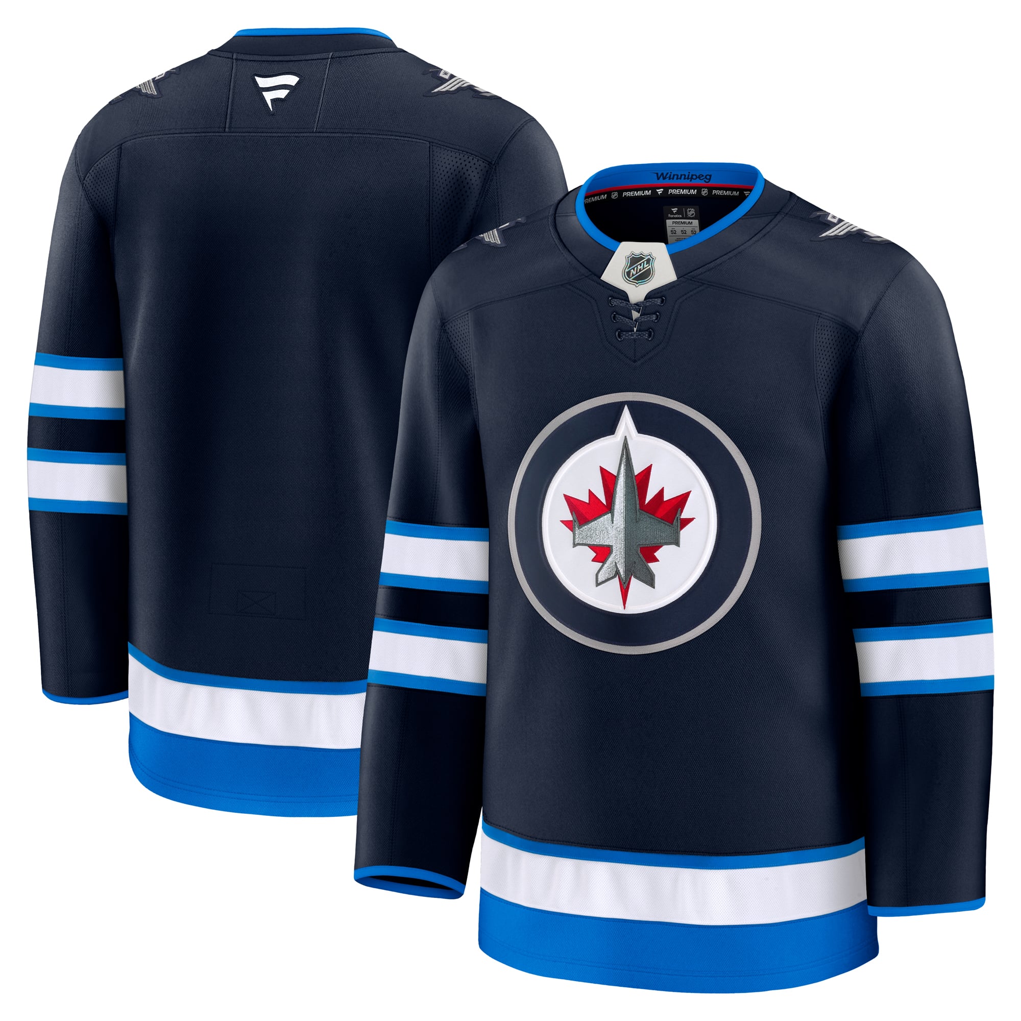 Winnipeg Jets Away Premium Jersey - Navy - Image 2