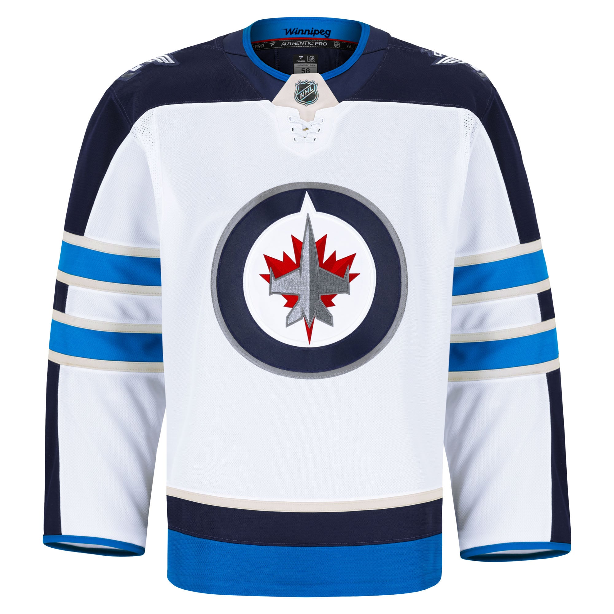 Winnipeg Jets Away Pro Jersey - White - Image 3