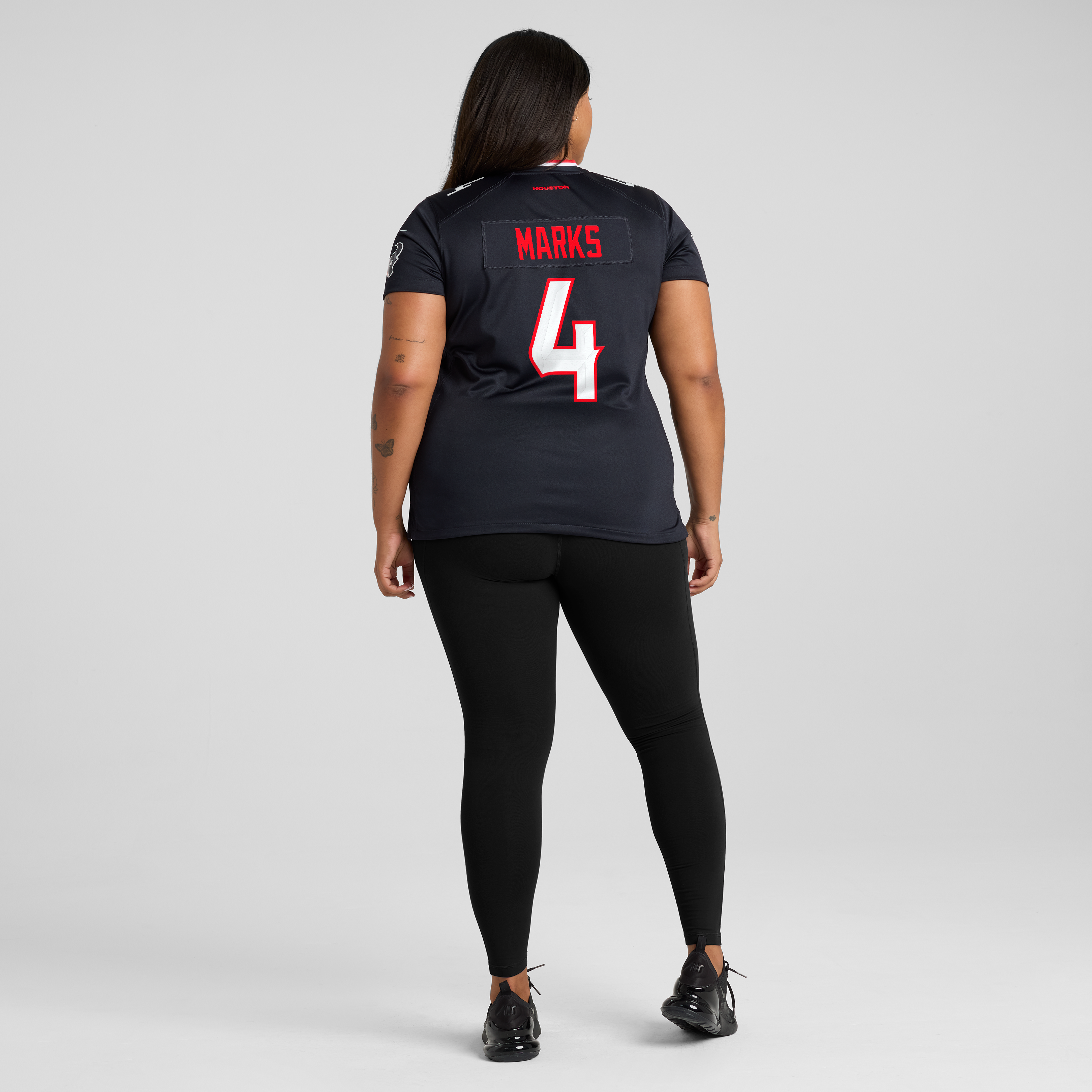 Woody Marks Houston Texans Women's Team Game Jersey - Navy - Image 8