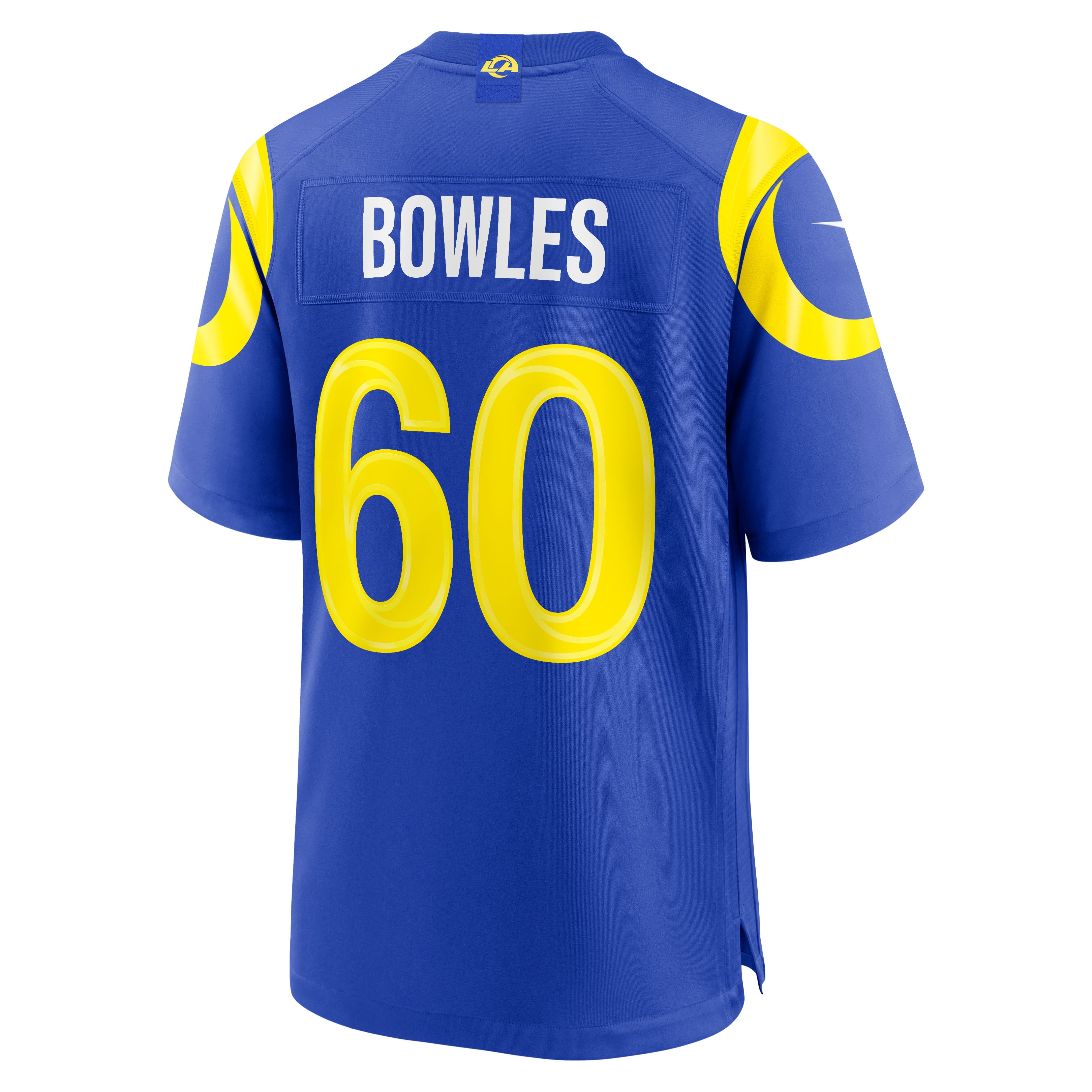 Wyatt Bowles Los Angeles Rams Team Game Jersey - Royal - Image 4