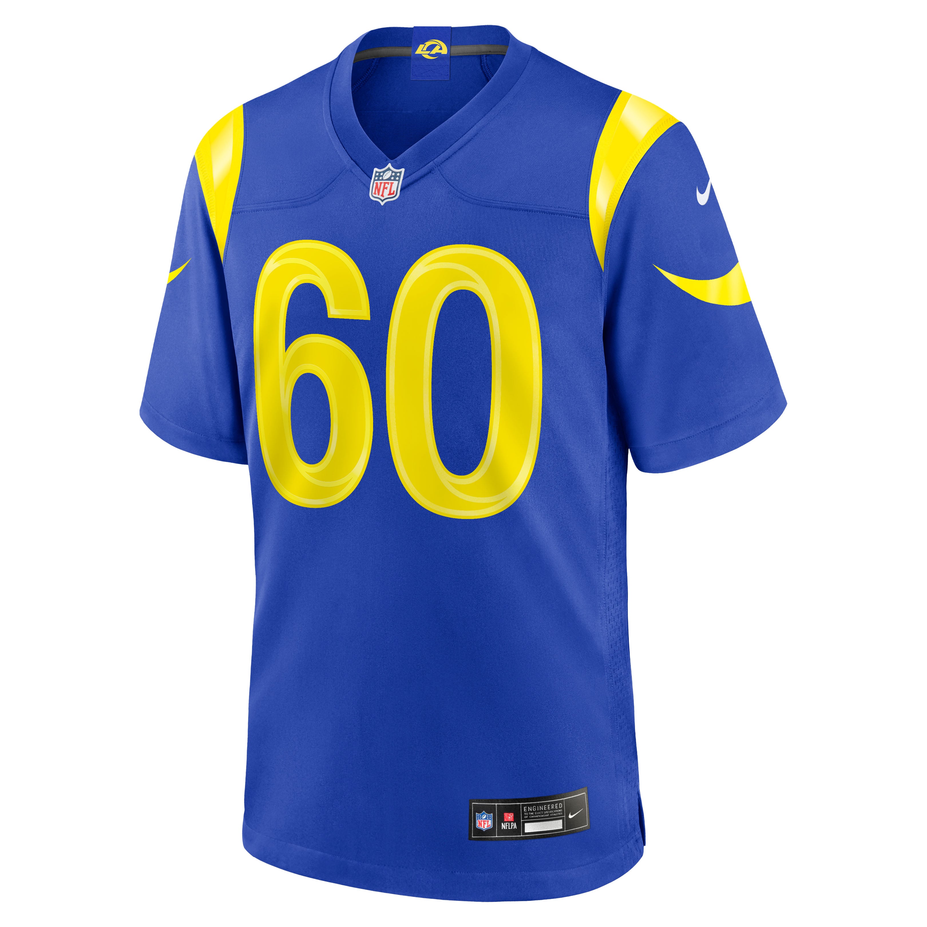 Wyatt Bowles Los Angeles Rams Team Game Jersey - Royal - Image 3