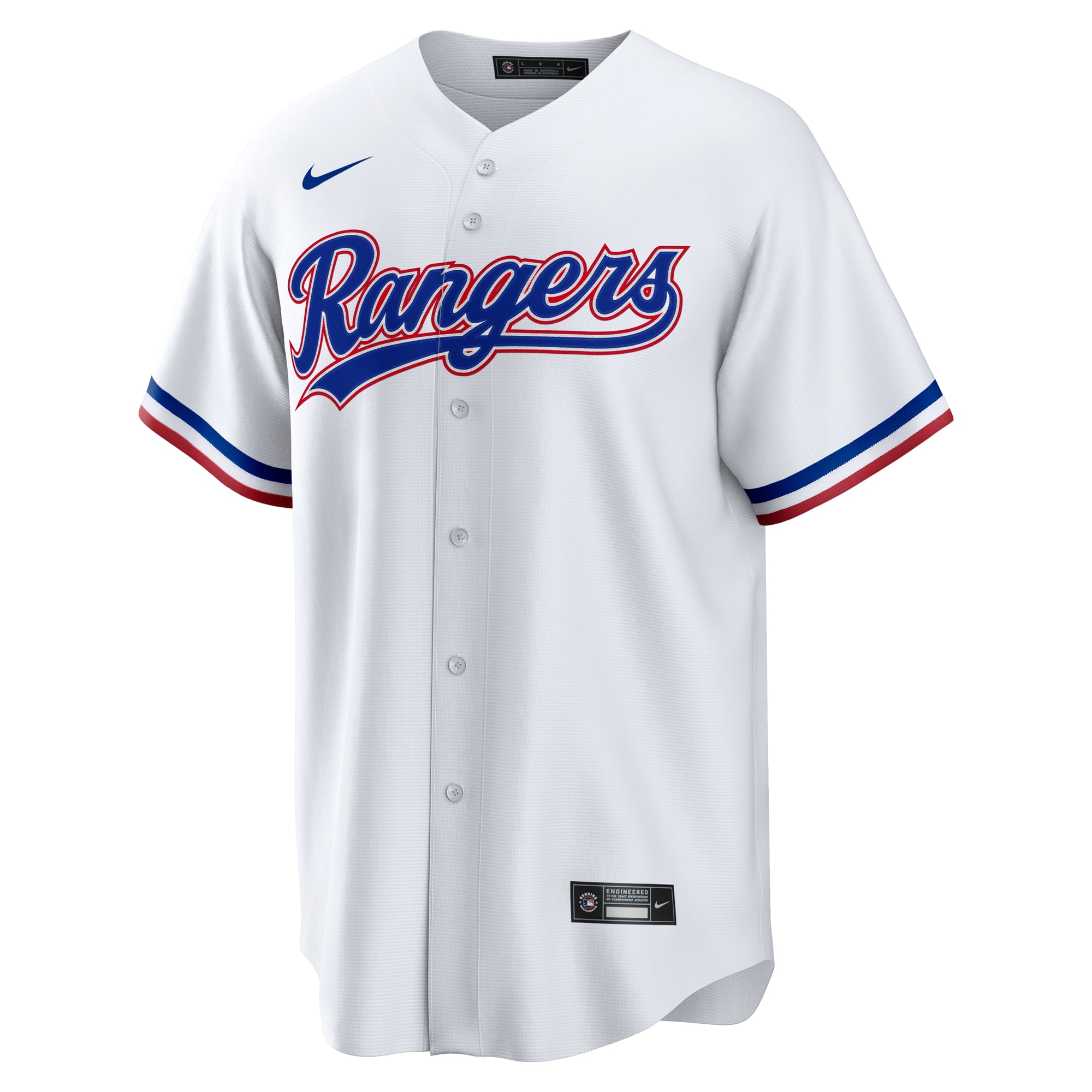 Wyatt Langford Texas Rangers Home Jersey - White - Image 3