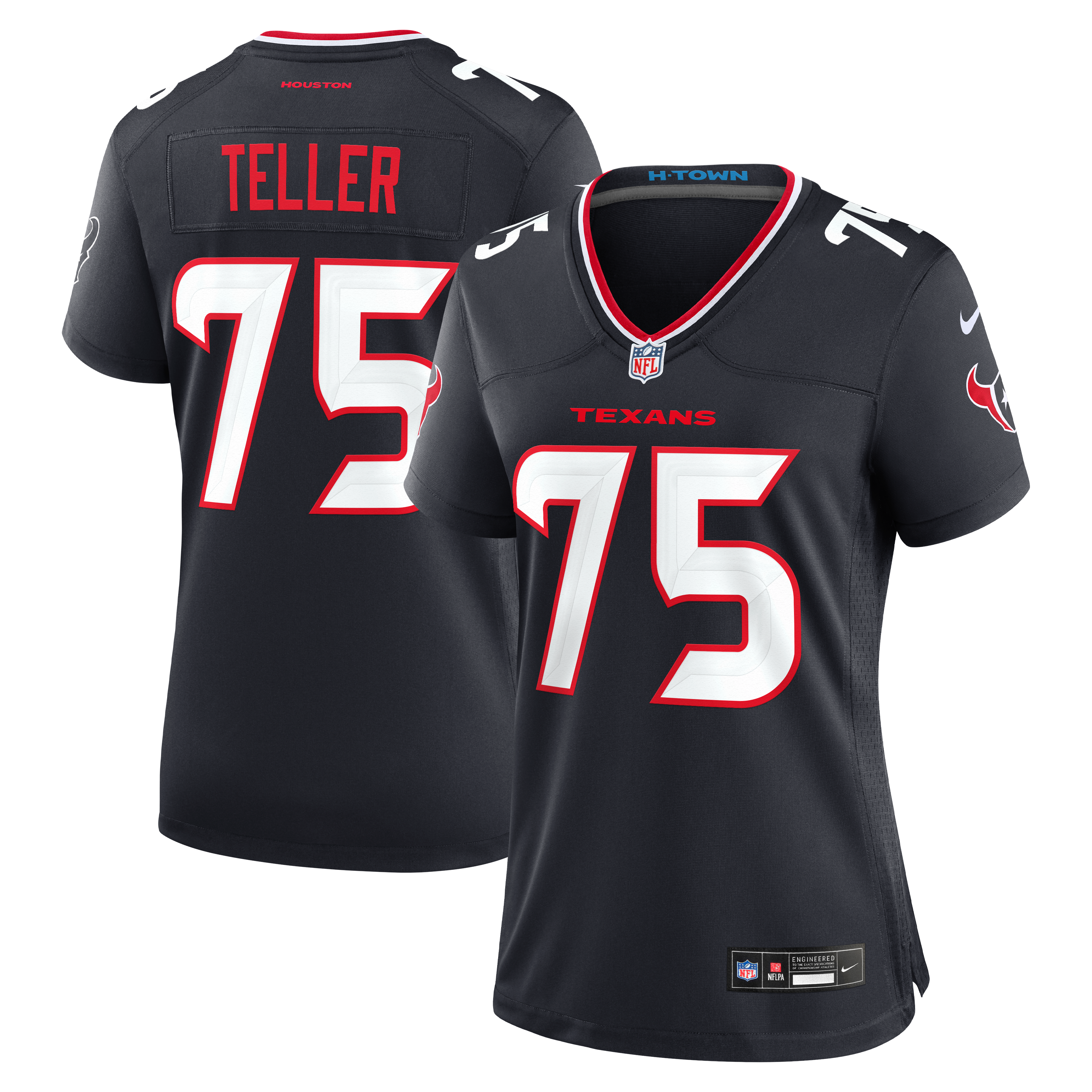 Wyatt Teller Houston Texans Women's Team Game Jersey - Navy