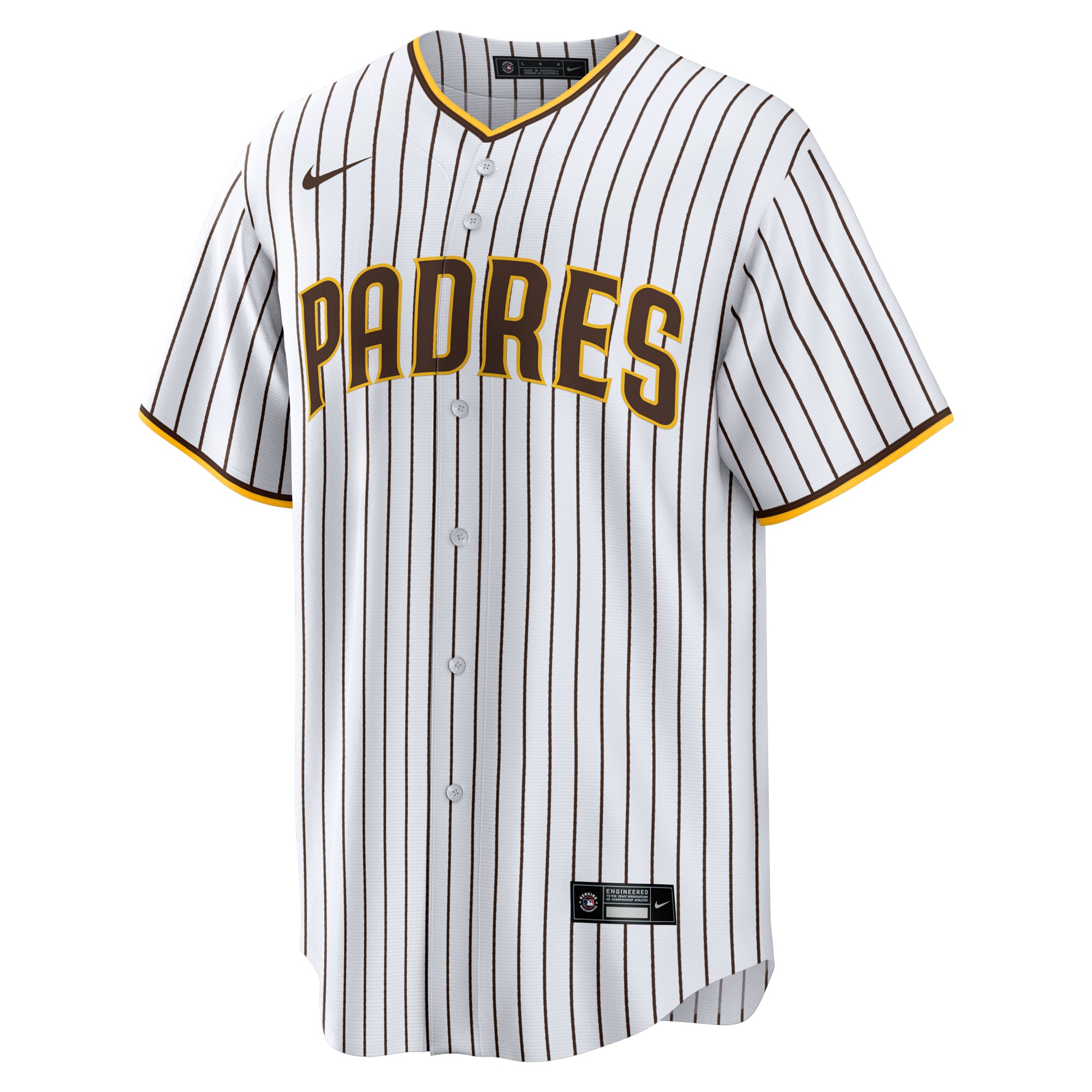 Xander Bogaerts San Diego Padres Home Official Player Jersey - White/Brown - Image 3