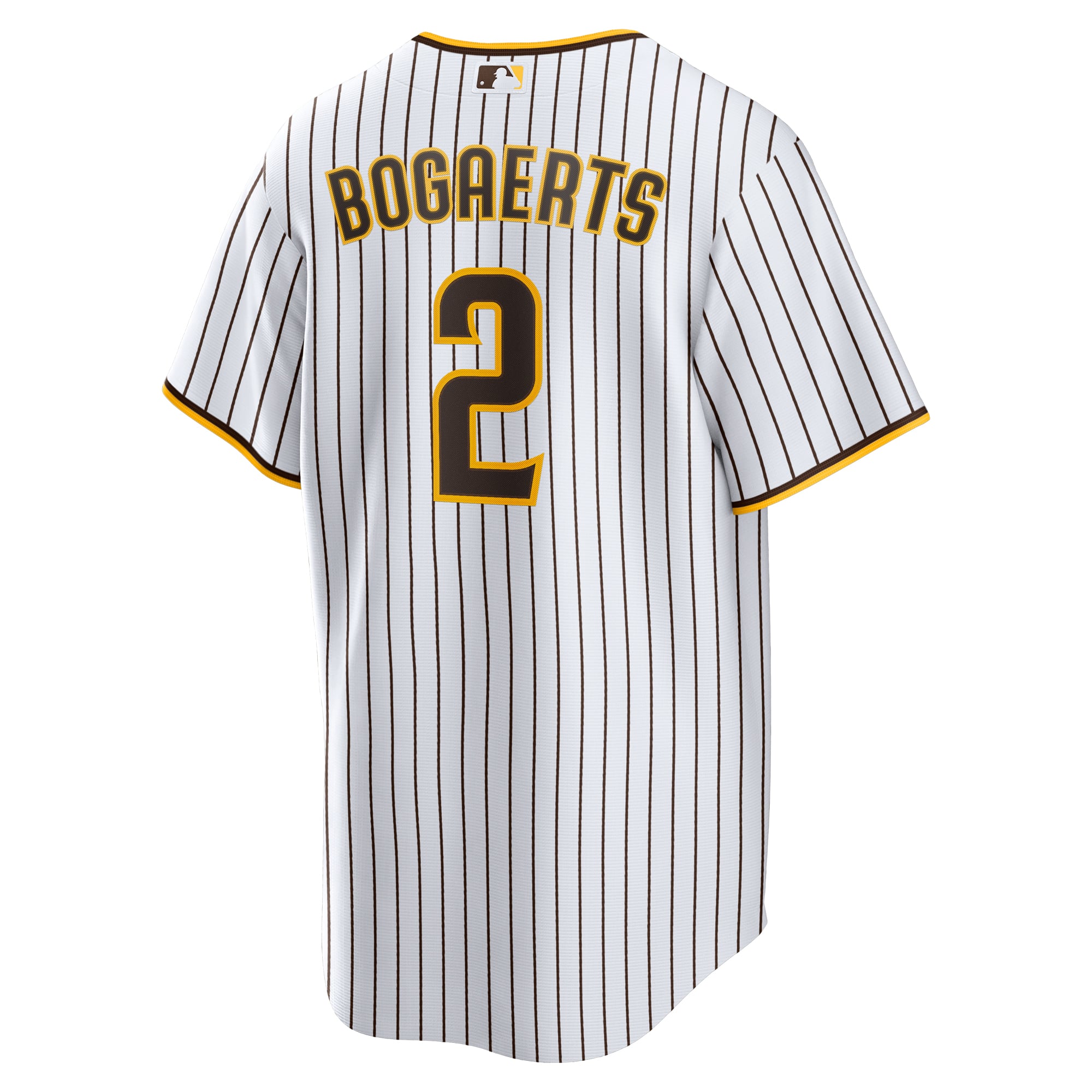 Xander Bogaerts San Diego Padres Home Official Player Jersey - White/Brown - Image 4
