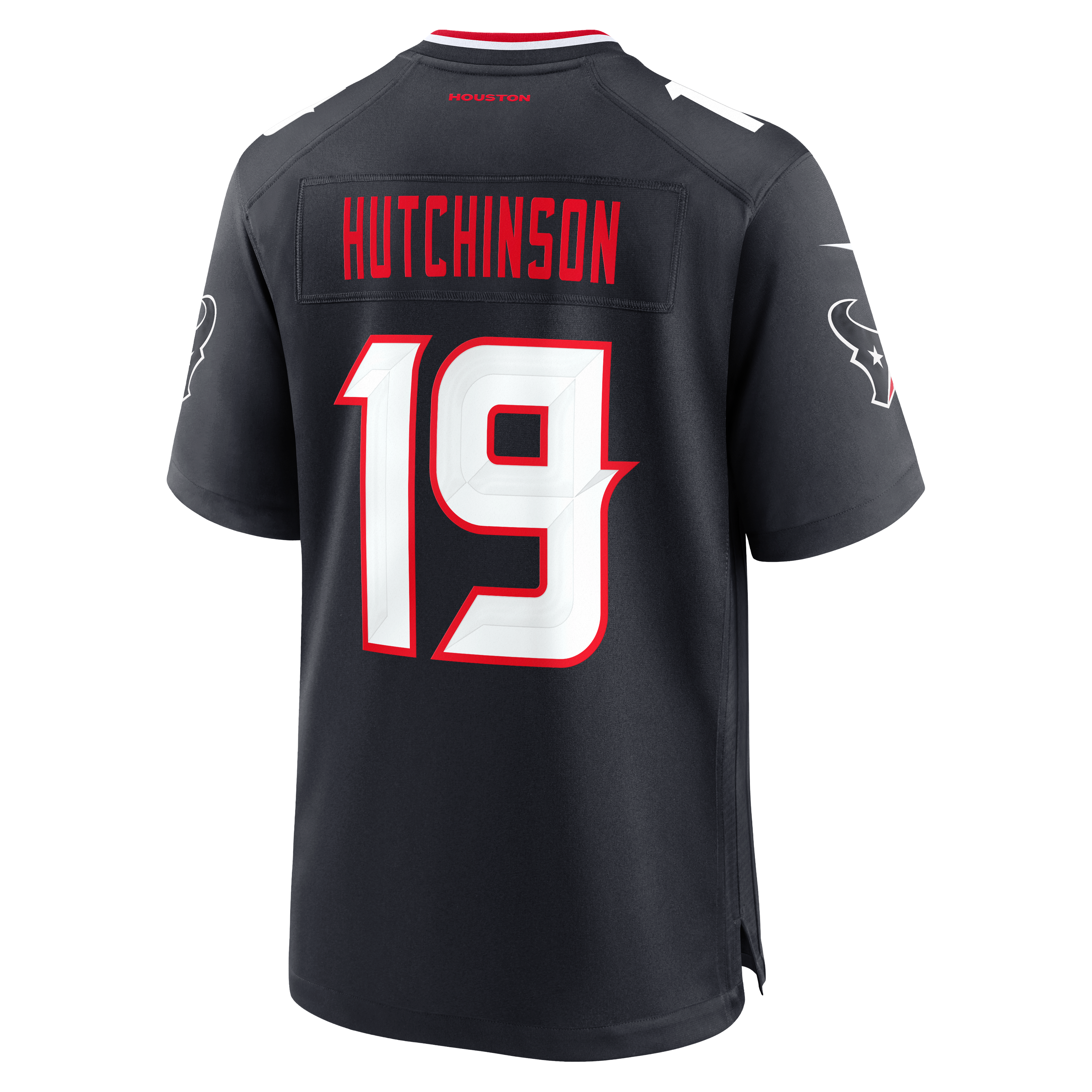 Xavier Hutchinson Houston Texans Team Game Jersey - Navy - Image 4