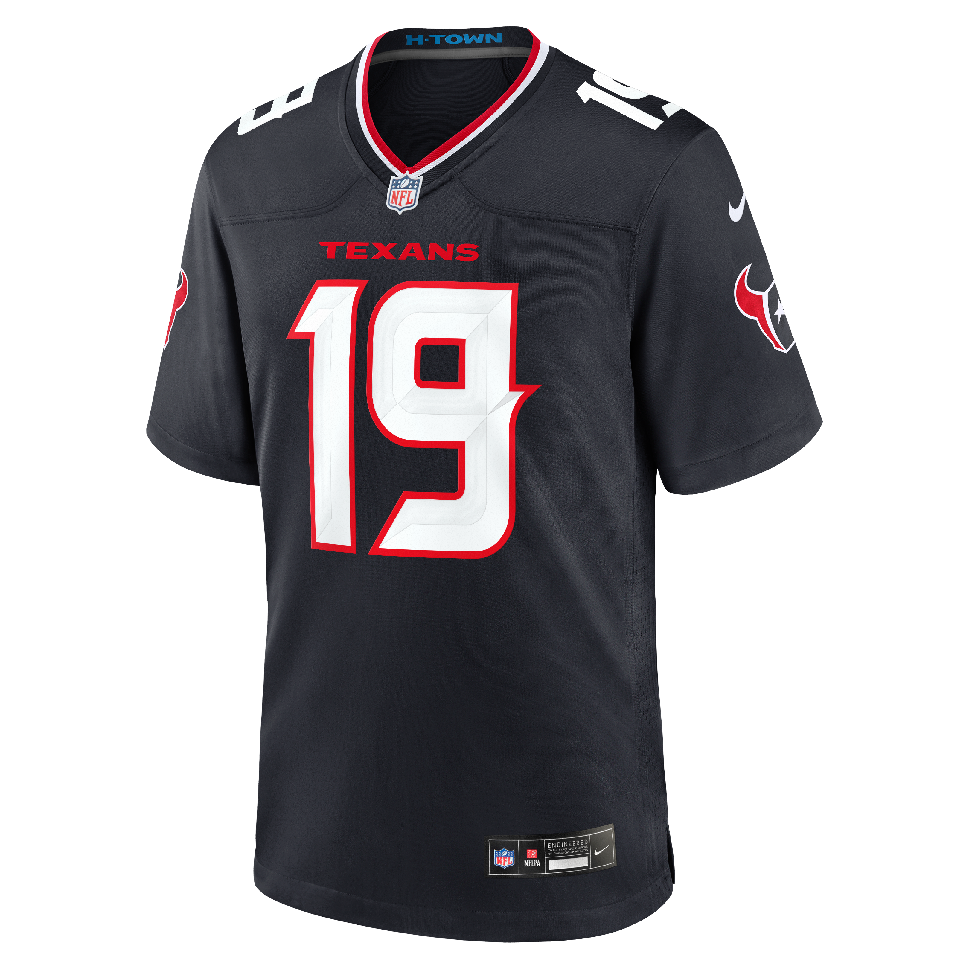 Xavier Hutchinson Houston Texans Team Game Jersey - Navy - Image 3