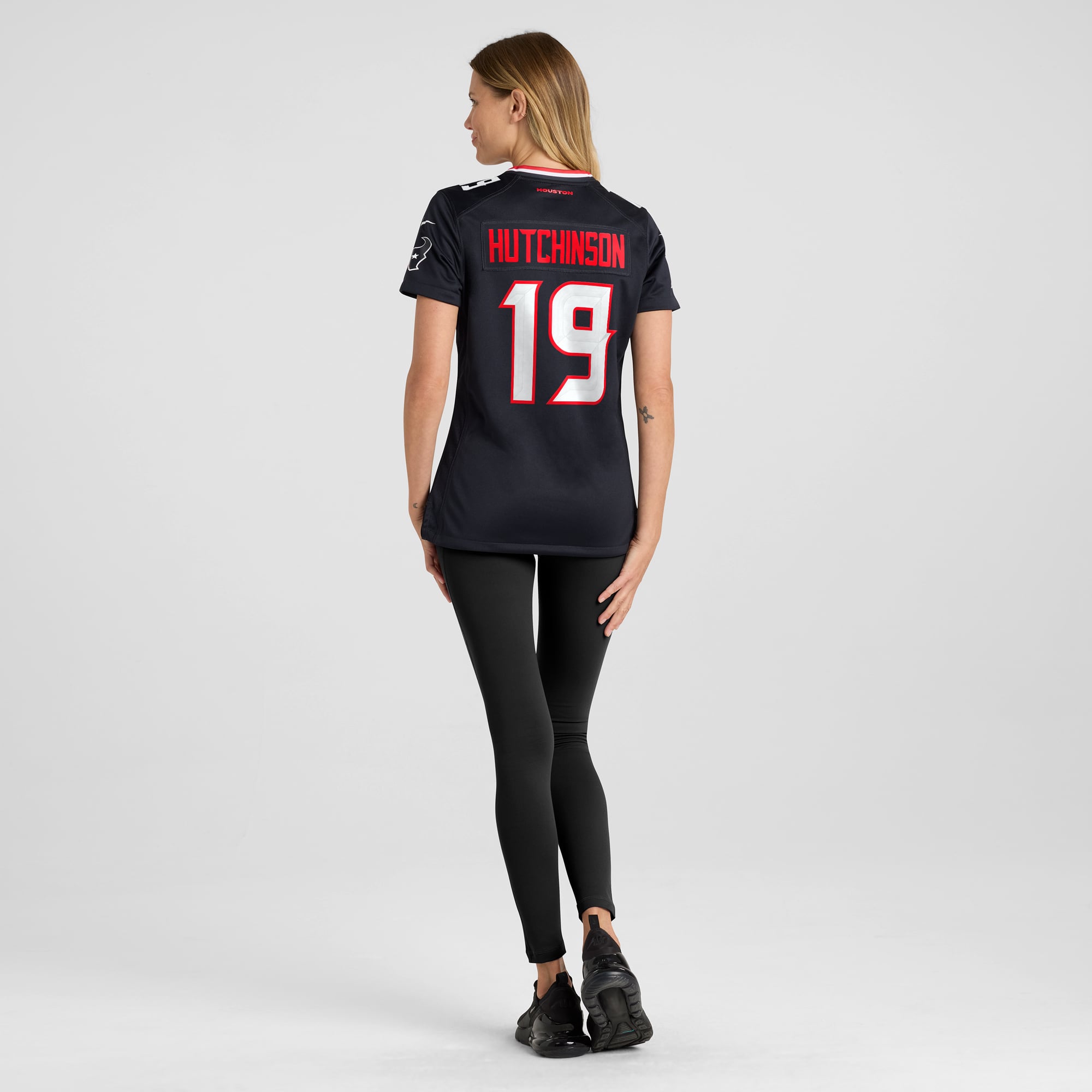 Xavier Hutchinson Houston Texans Women's Team Game Jersey - Navy - Image 6