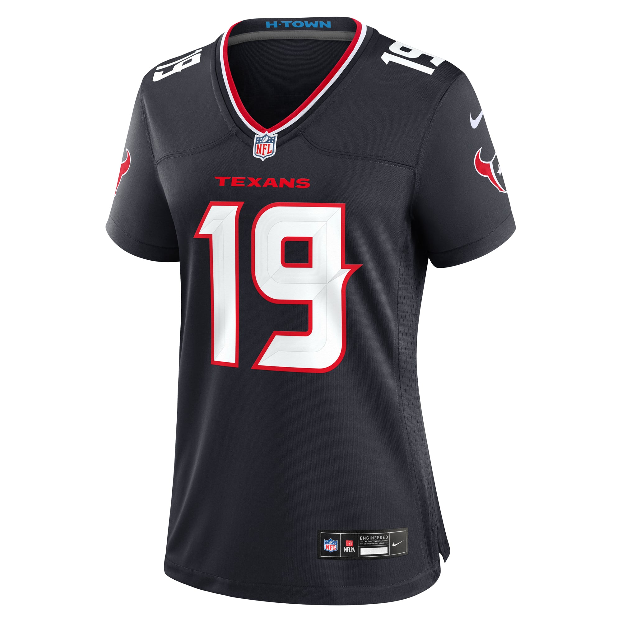 Xavier Hutchinson Houston Texans Women's Team Game Jersey - Navy - Image 3