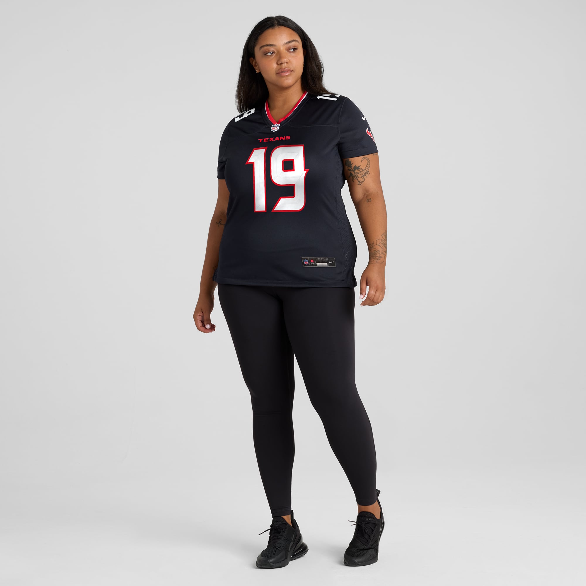 Xavier Hutchinson Houston Texans Women's Team Game Jersey - Navy - Image 7