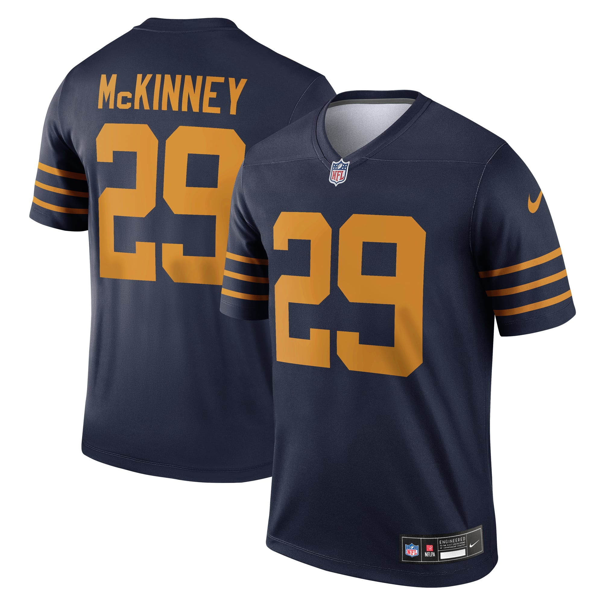 Xavier McKinney Green Bay Packers The 1923 Classic Legend Player Dri-FIT Top - Navy - Image 2