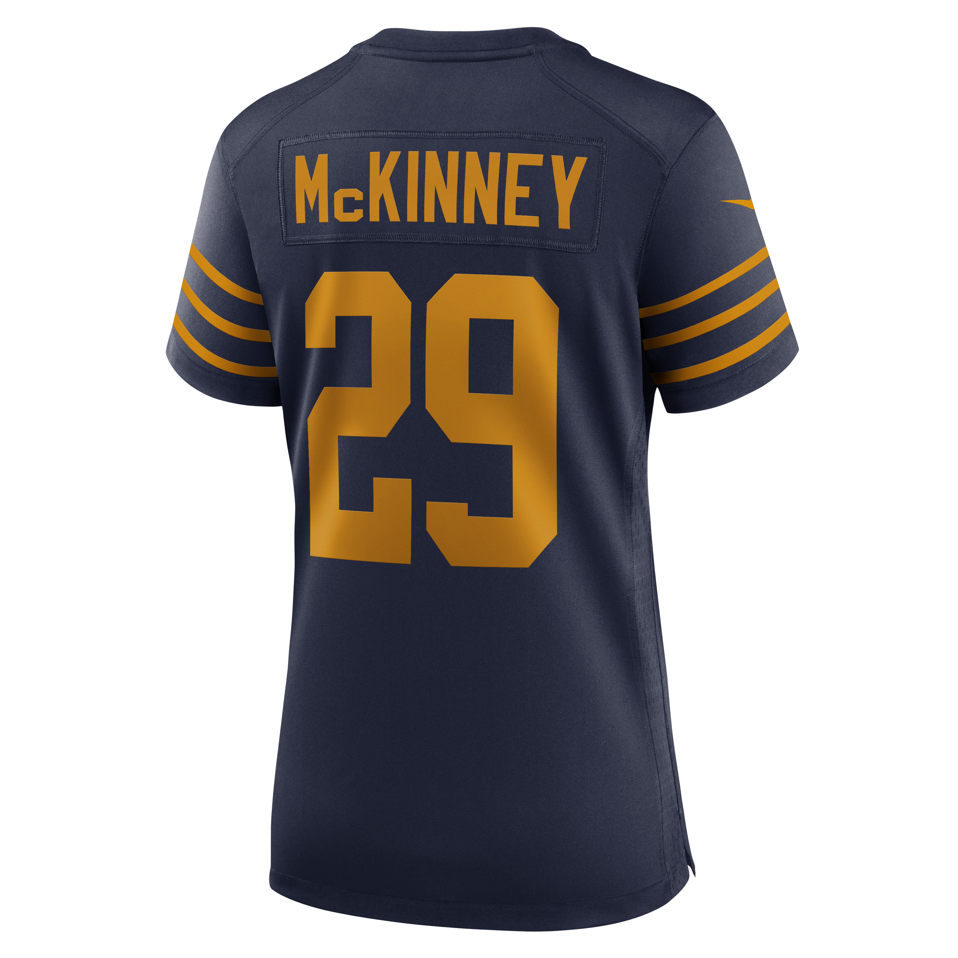 Xavier McKinney Green Bay Packers Women's Team Game Jersey - Green - Navy - Image 8